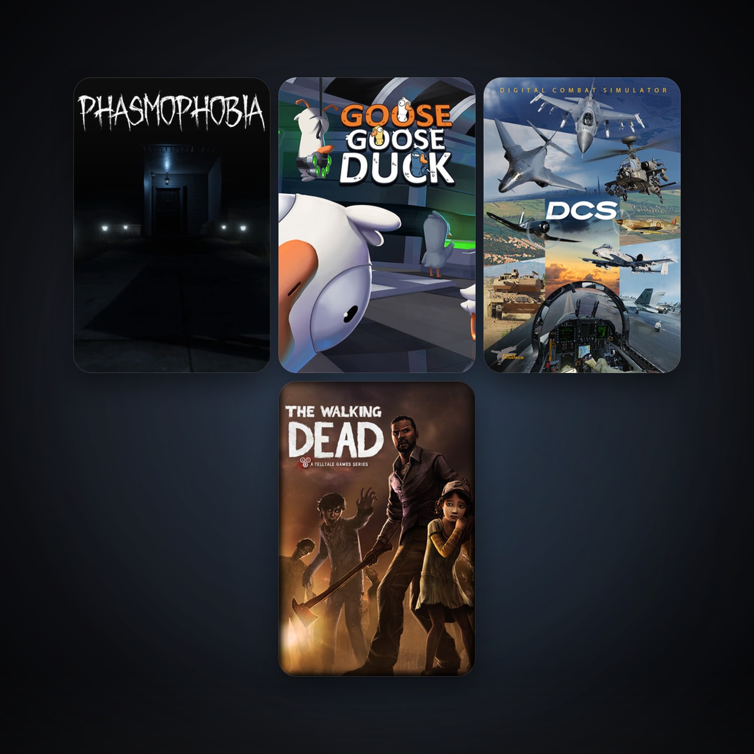 The Walking Dead + DCS World Steam Edition, 5 games, clean — HabibiAccounts
