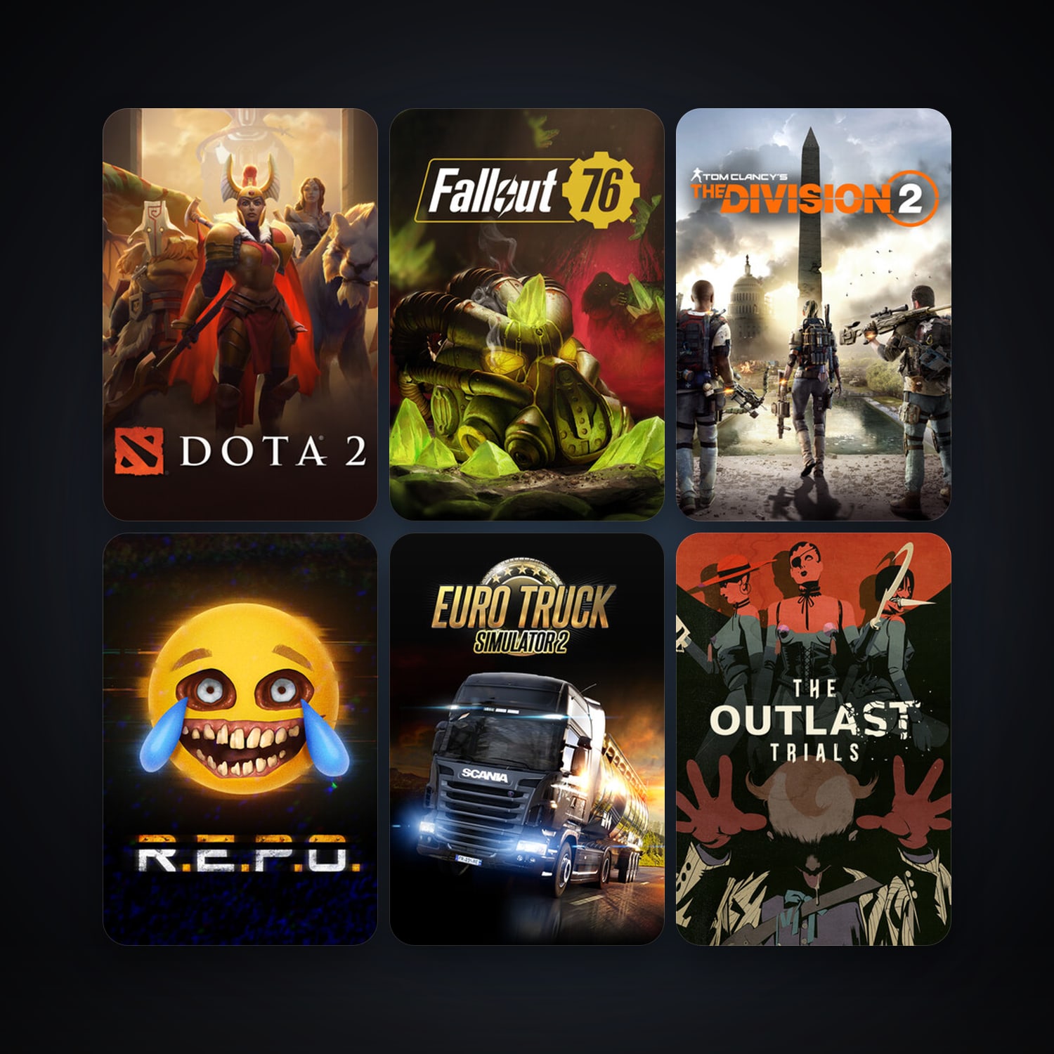 Dota 2 + Euro Truck Simulator 2, 23 games, clean — HabibiAccounts
