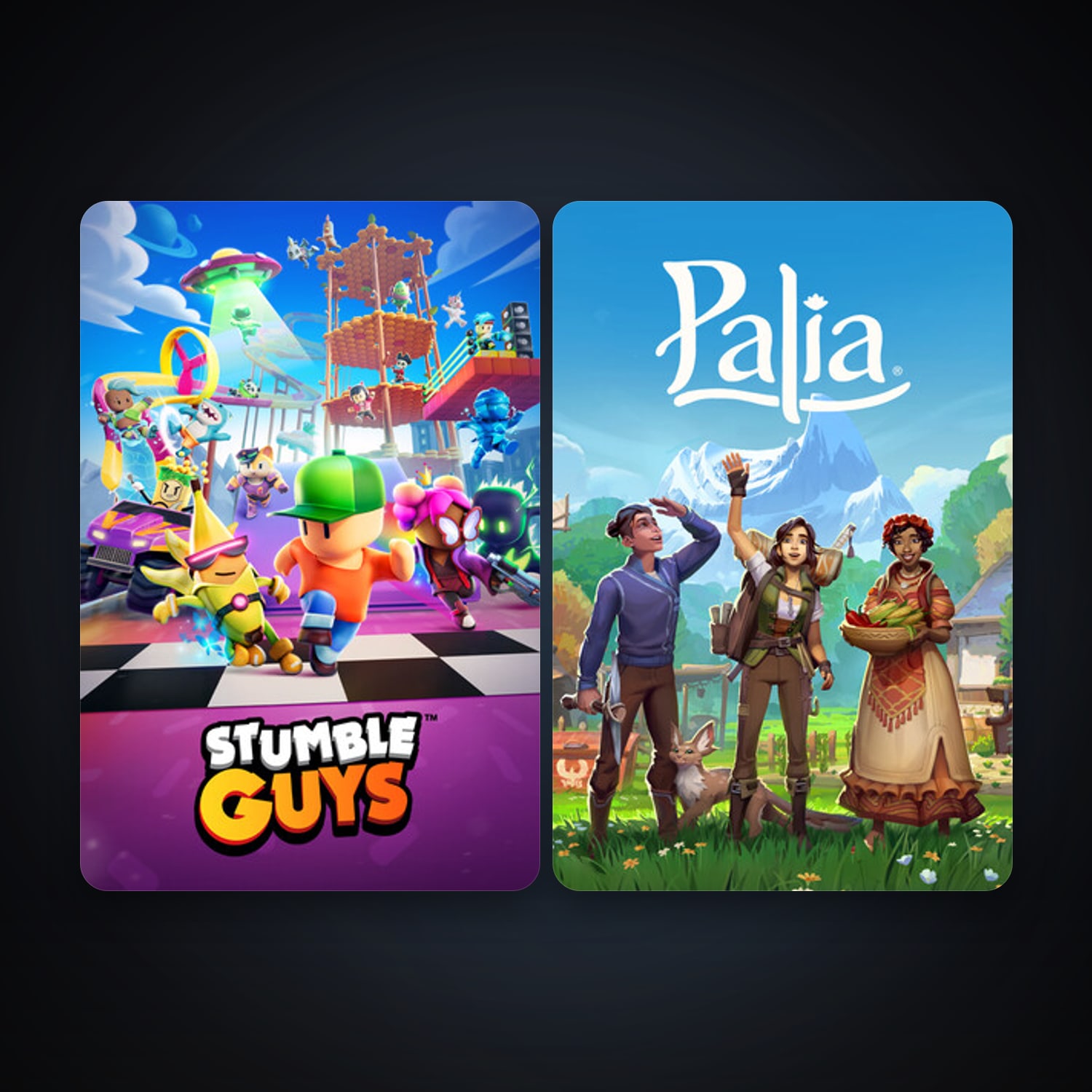 Stumble Guys + Palia, 2 games, clean — HabibiAccounts
