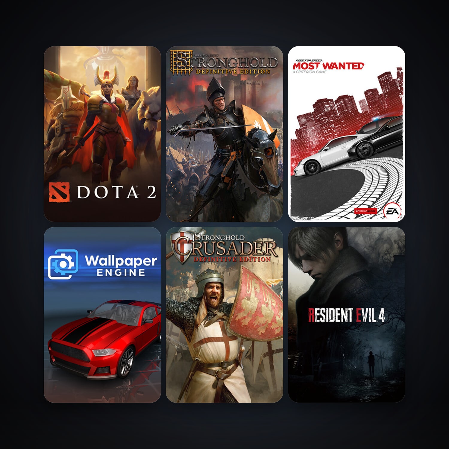 Dota 2 + Wallpaper Engine, 14 games, clean — HabibiAccounts