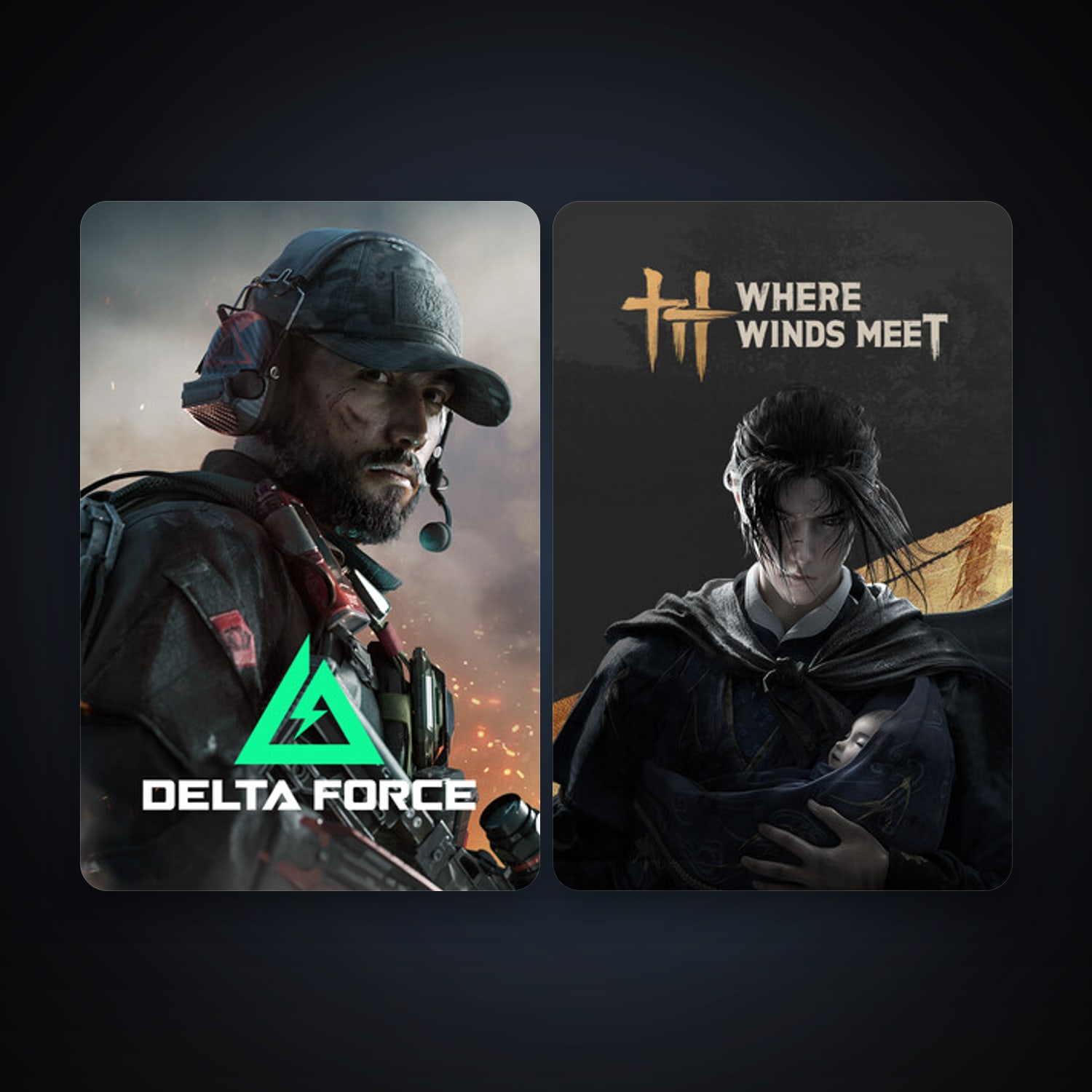 Steam account: Delta Force: Hawk Ops + Where Winds Meet, 4 games, clean — HabibiAccounts