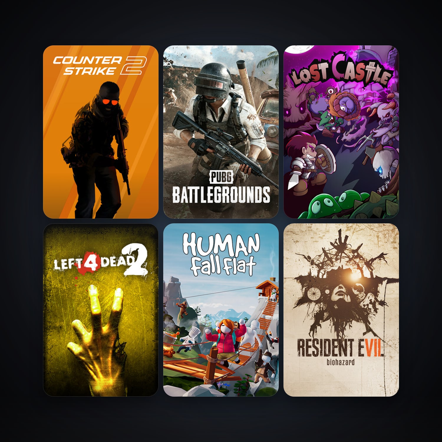 Left 4 Dead + Left 4 Dead 2, 14 games, clean — HabibiAccounts