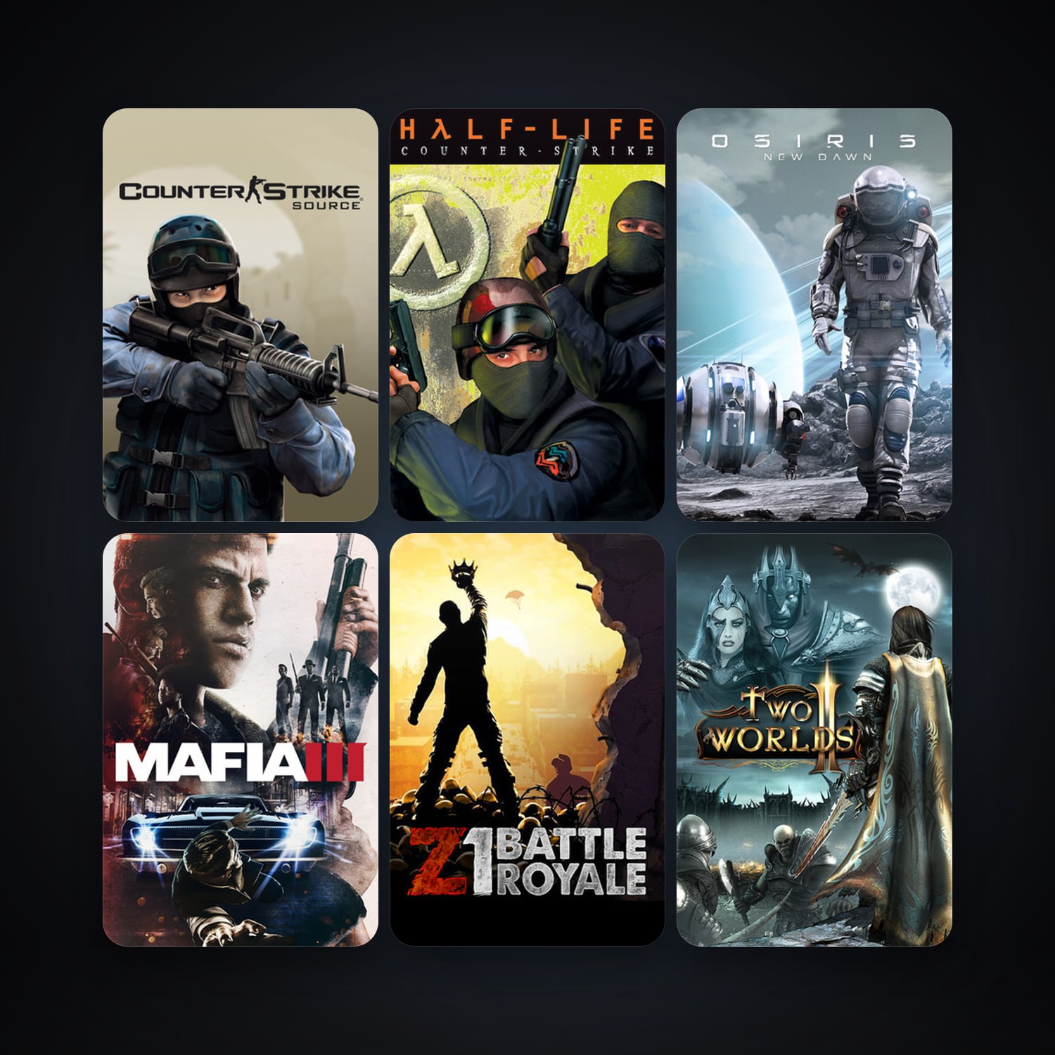 Counter-Strike + Counter-Strike: Source, 25 games, clean — HabibiAccounts
