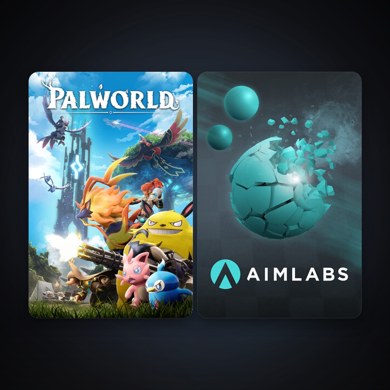 Aimlabs + Palworld, 3 games, clean — HabibiAccounts