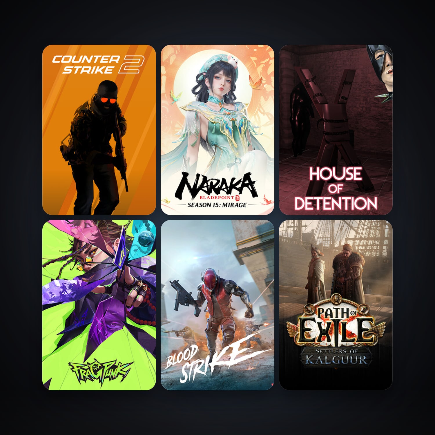 CS2 Prime + Path of Exile, 7 games, clean — HabibiAccounts