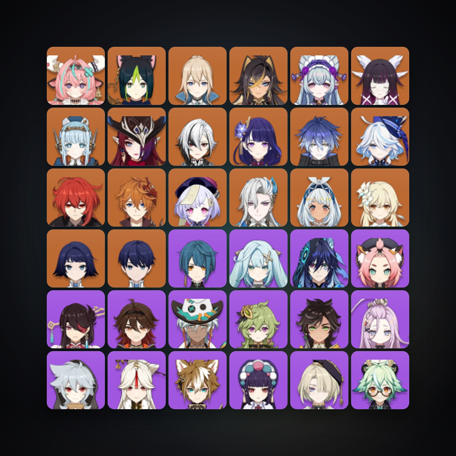 Genshin Impact | AR 58 | 64 Chars | 17× 5★ — HabibiAccounts