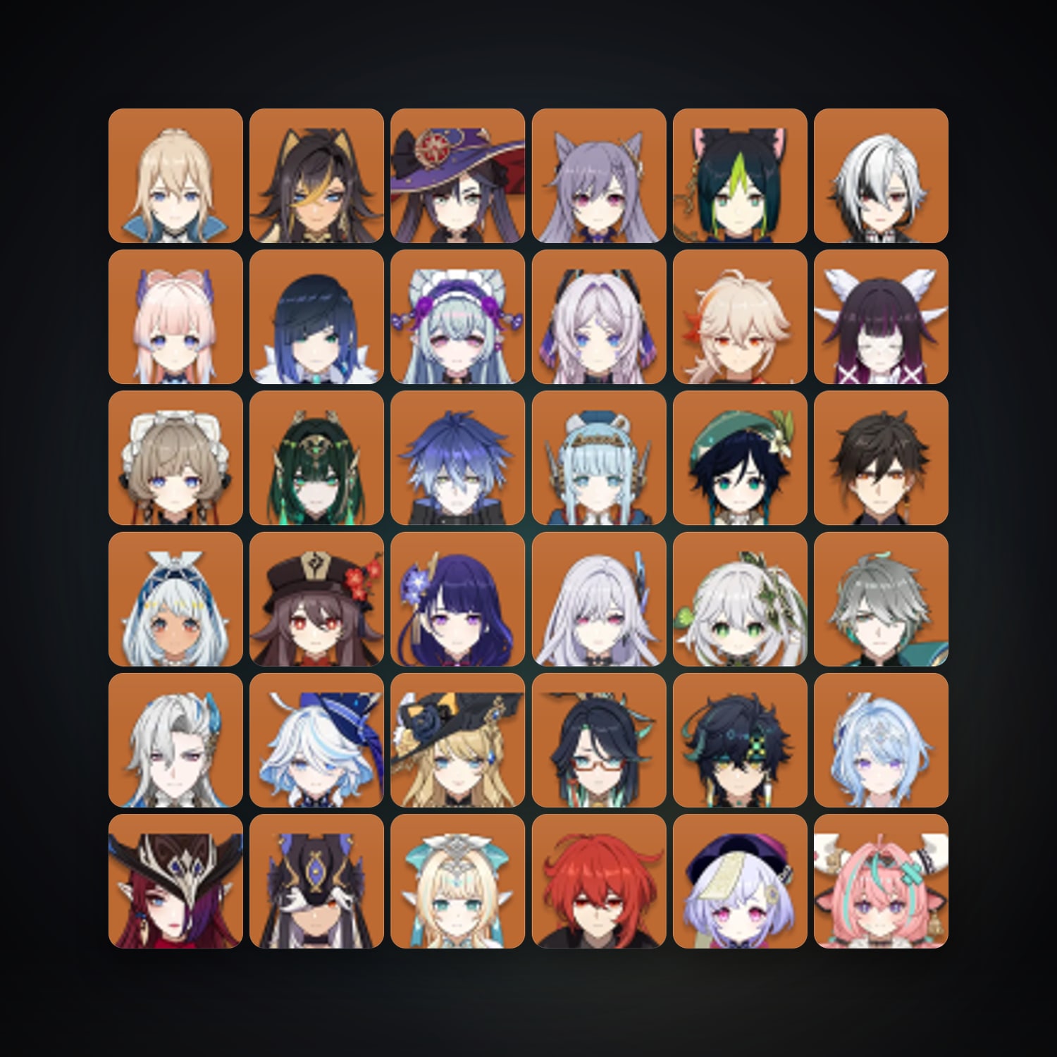 Genshin Impact | AR 60 | 90 Chars | 37× 5★ — Genshin / miHoYo Account — HabibiAccounts