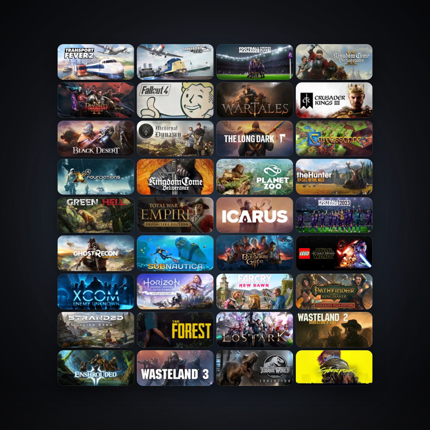 Fallout 4 + Divinity: Original Sin 2, 116 games, Steam 12, clean — HabibiAccounts