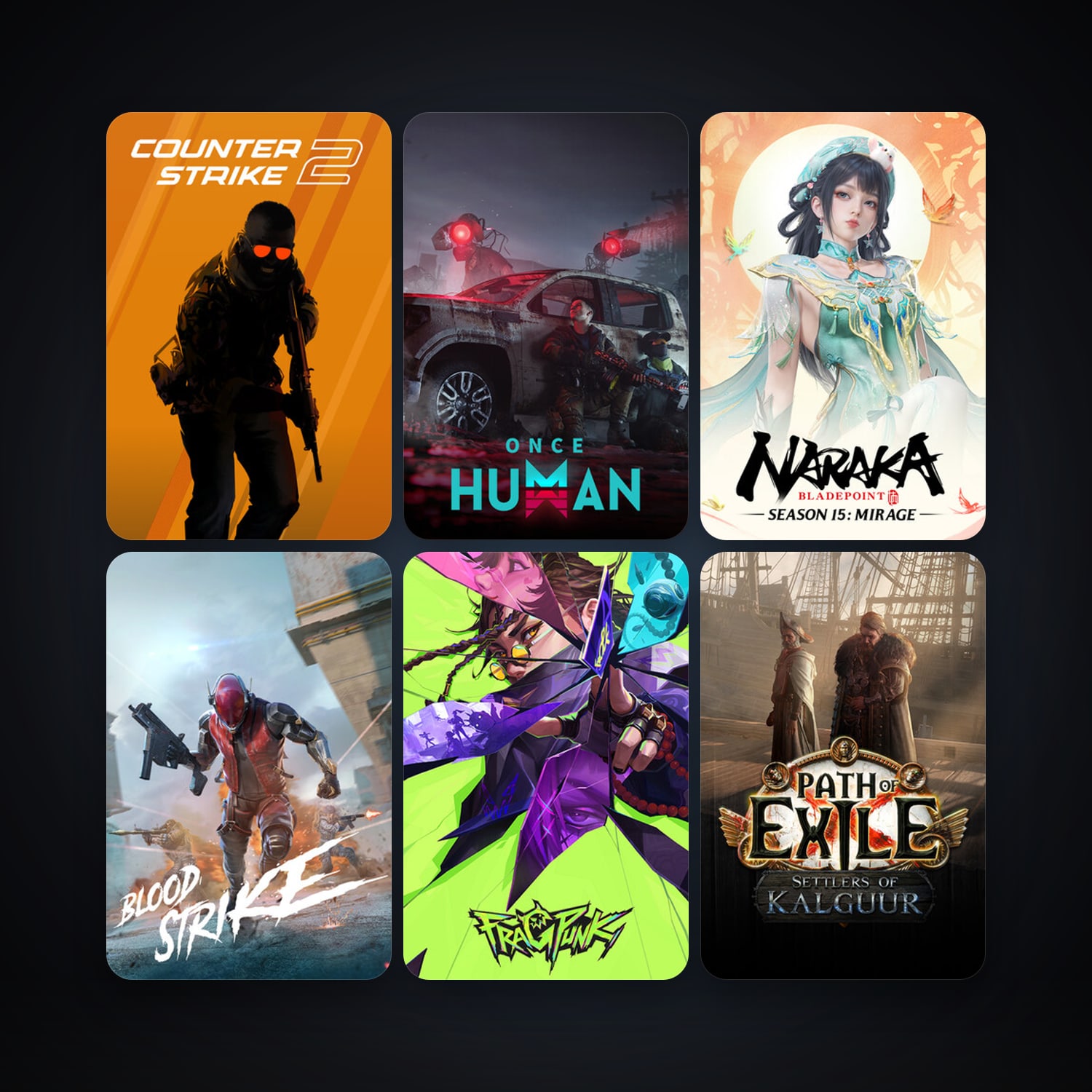 CS2 Prime + Path of Exile, 7 games, clean — HabibiAccounts