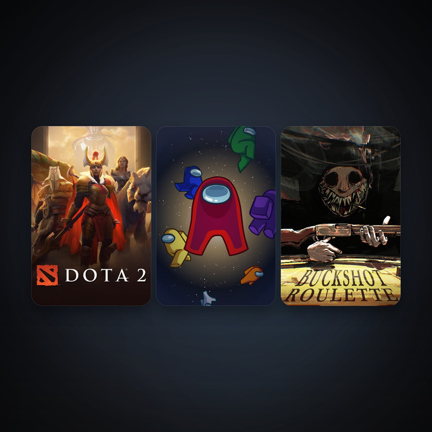 Dota 2 + Among Us, 13 games, clean — HabibiAccounts