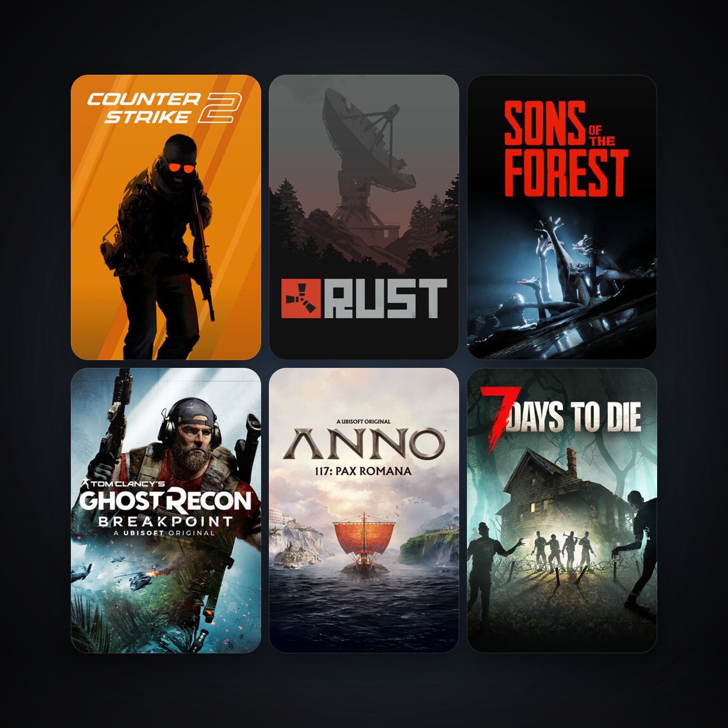 CS2 Prime + 7 Days to Die, 18 games, Steam 14, clean — HabibiAccounts