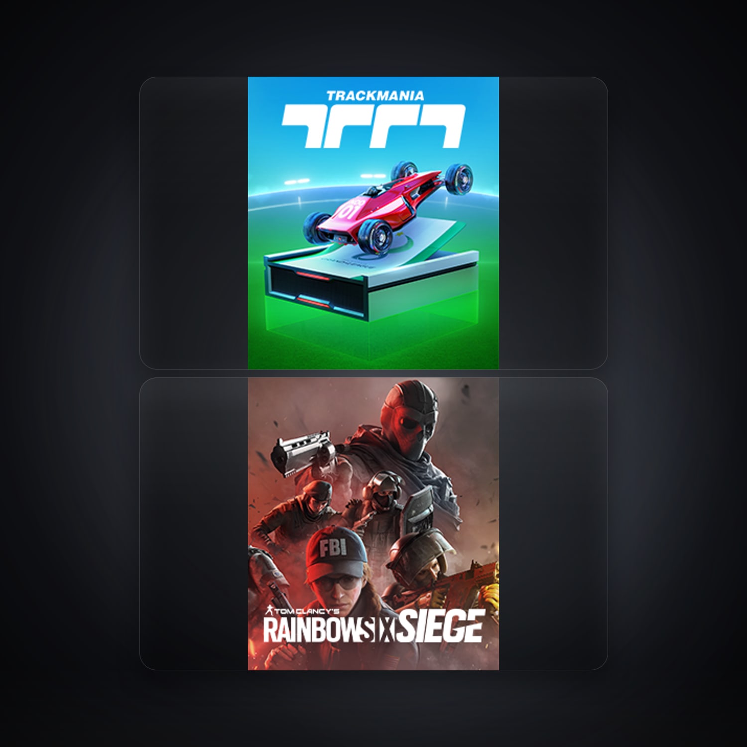 Ubisoft Trackmania + Tom Clancy's Rainbow Six Siege (External) — ES — HabibiAccounts