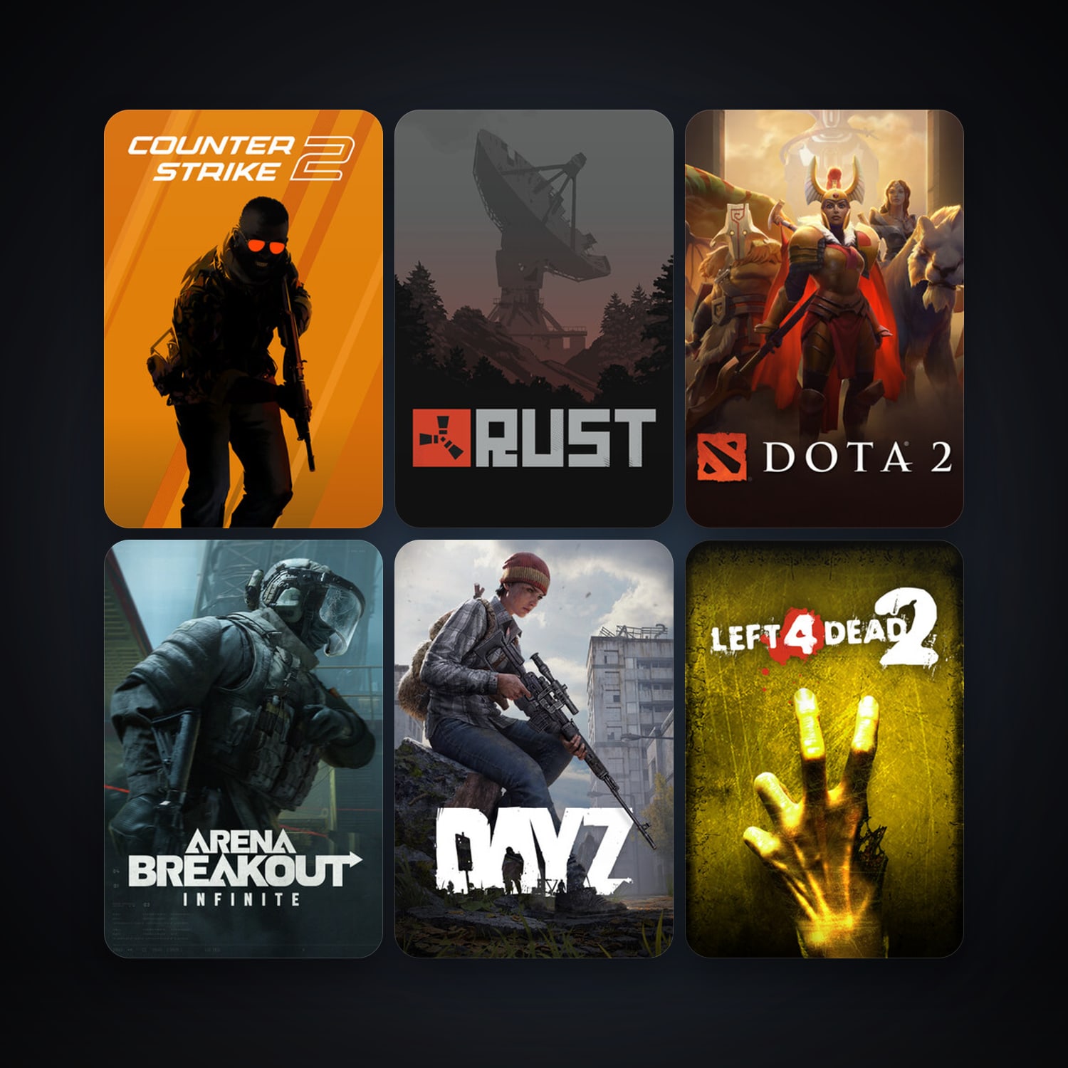 Left 4 Dead 2 + Dota 2, 78 games, Steam 14, clean — HabibiAccounts