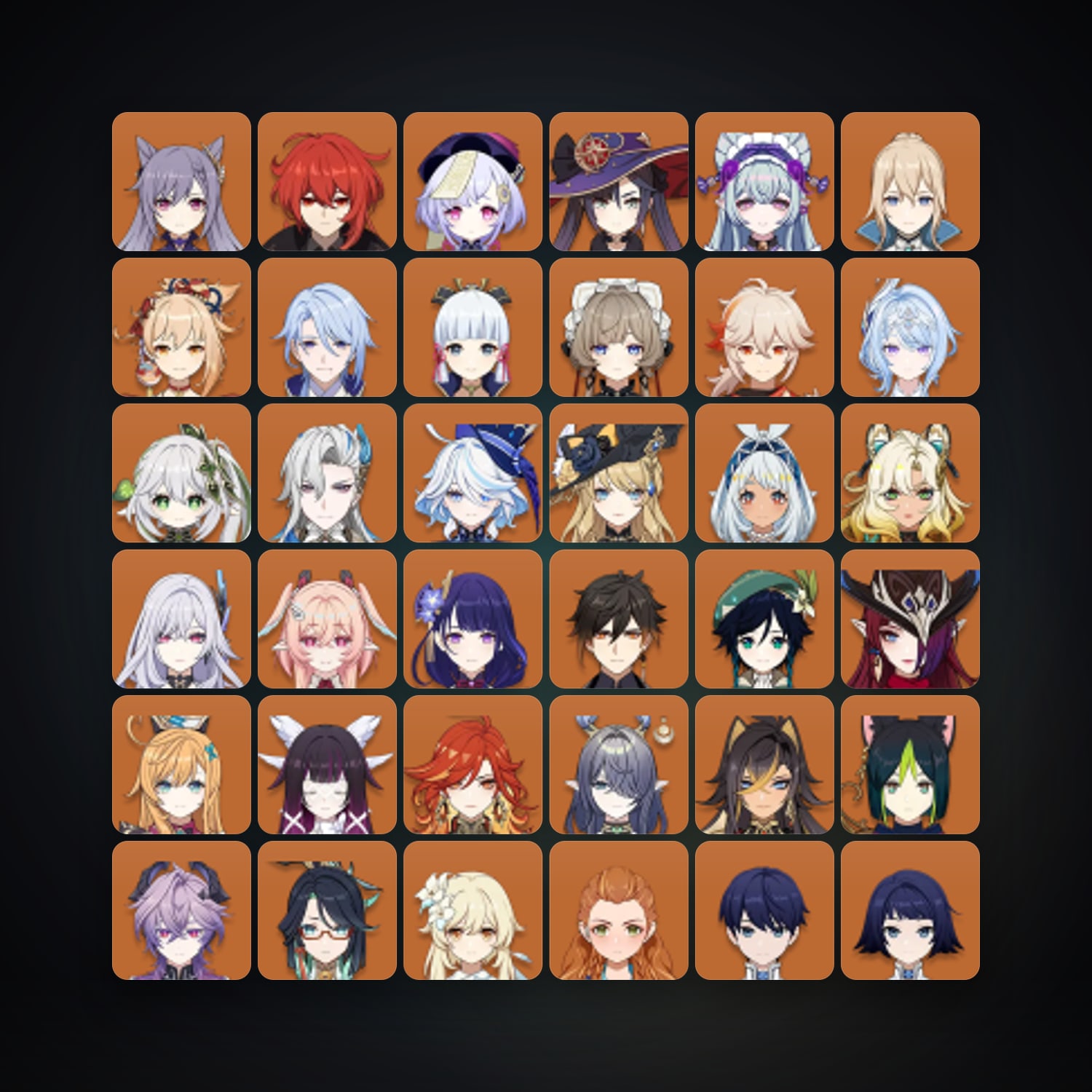 Genshin Impact | AR 60 | 86 Chars | 32× 5★ — Genshin / miHoYo Account — HabibiAccounts