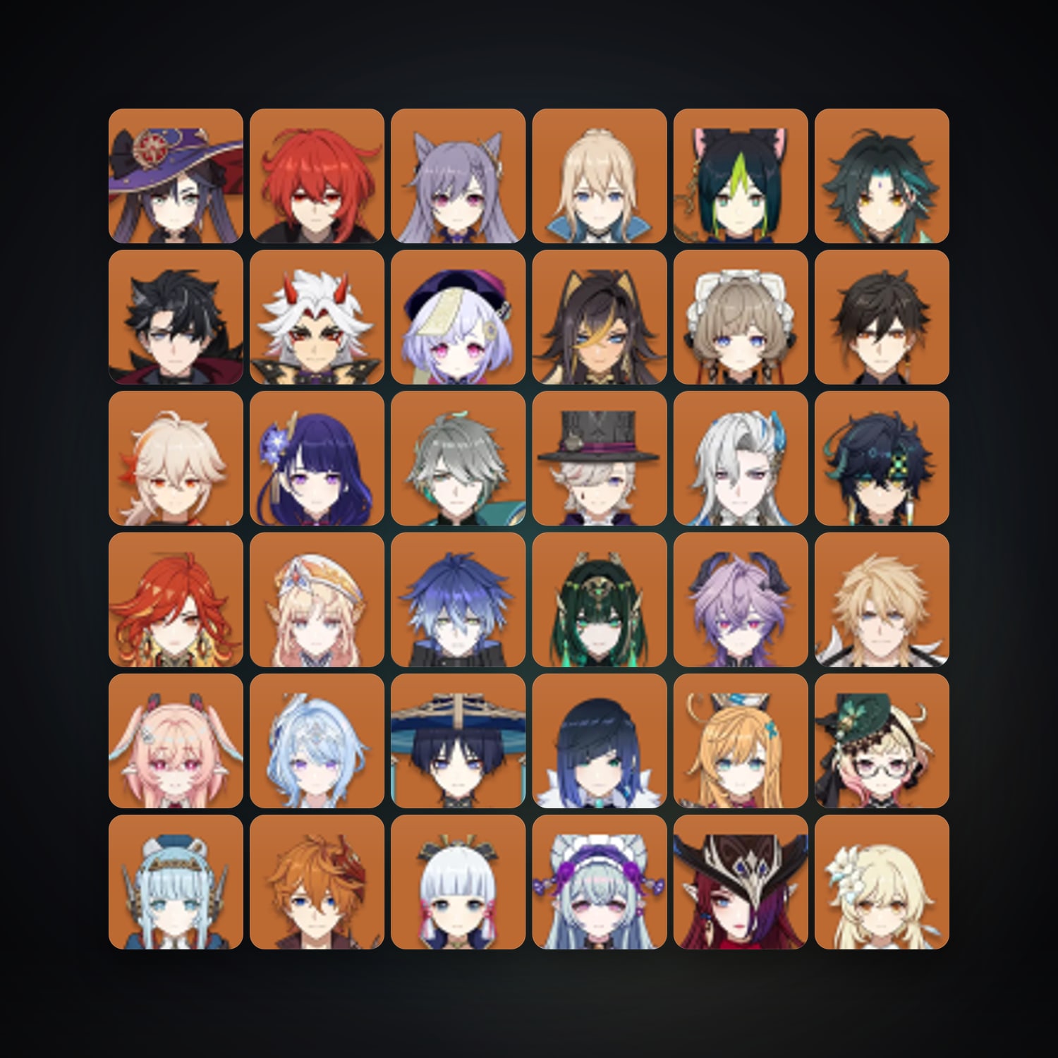 Genshin Impact | AR 60 | 89 Chars | 35× 5★ — Genshin / miHoYo Account · 262104796 — HabibiAccounts