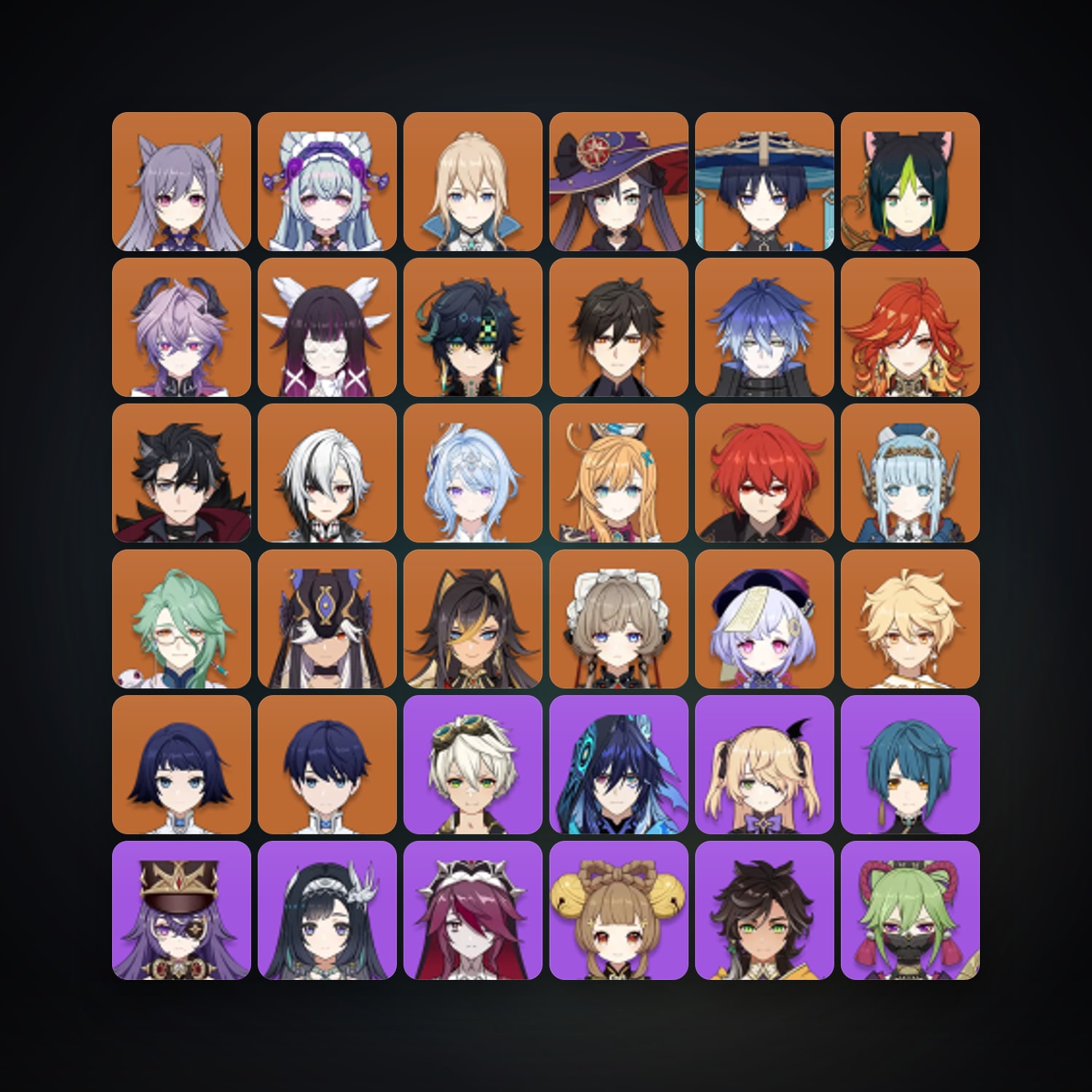Genshin Impact | AR 59 | 75 Chars | 23× 5★ — HabibiAccounts