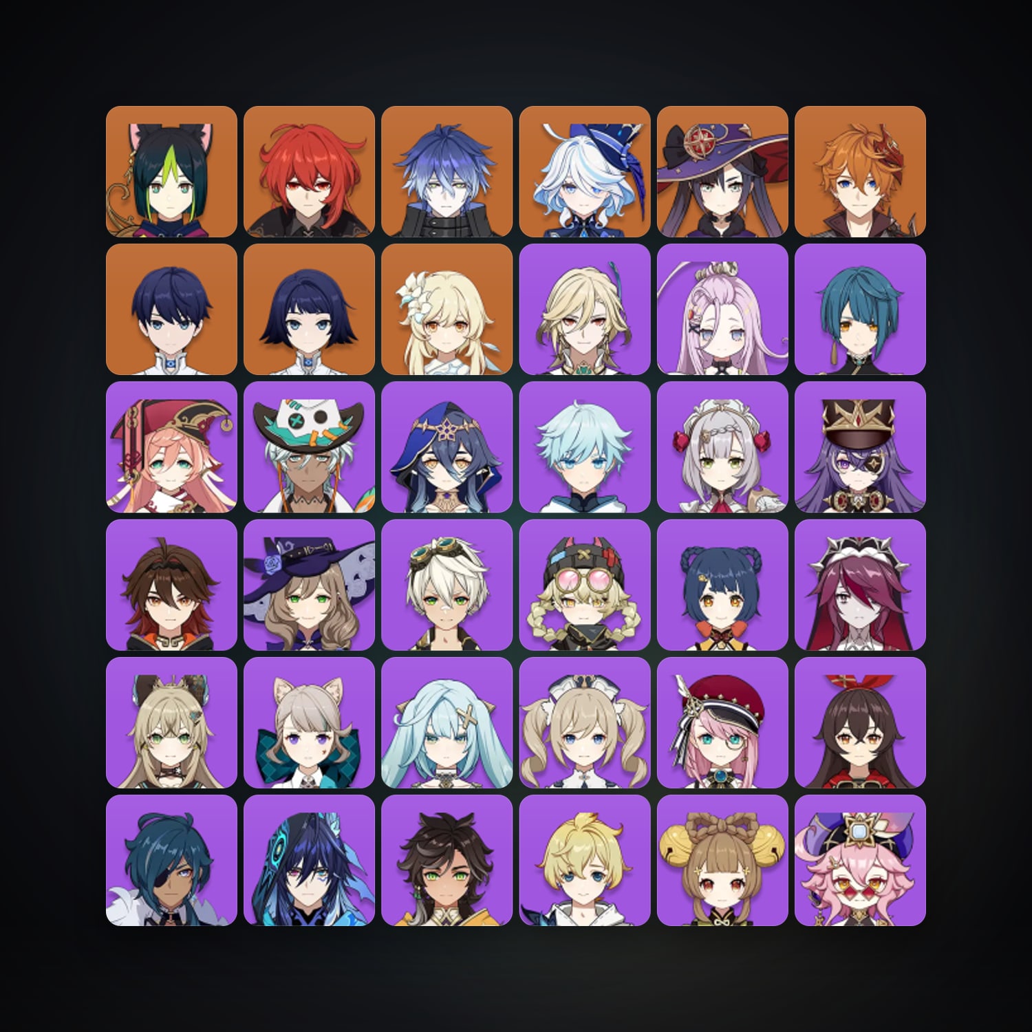 Genshin Impact | AR 50 | 42 Chars | 6× 5★ — HabibiAccounts
