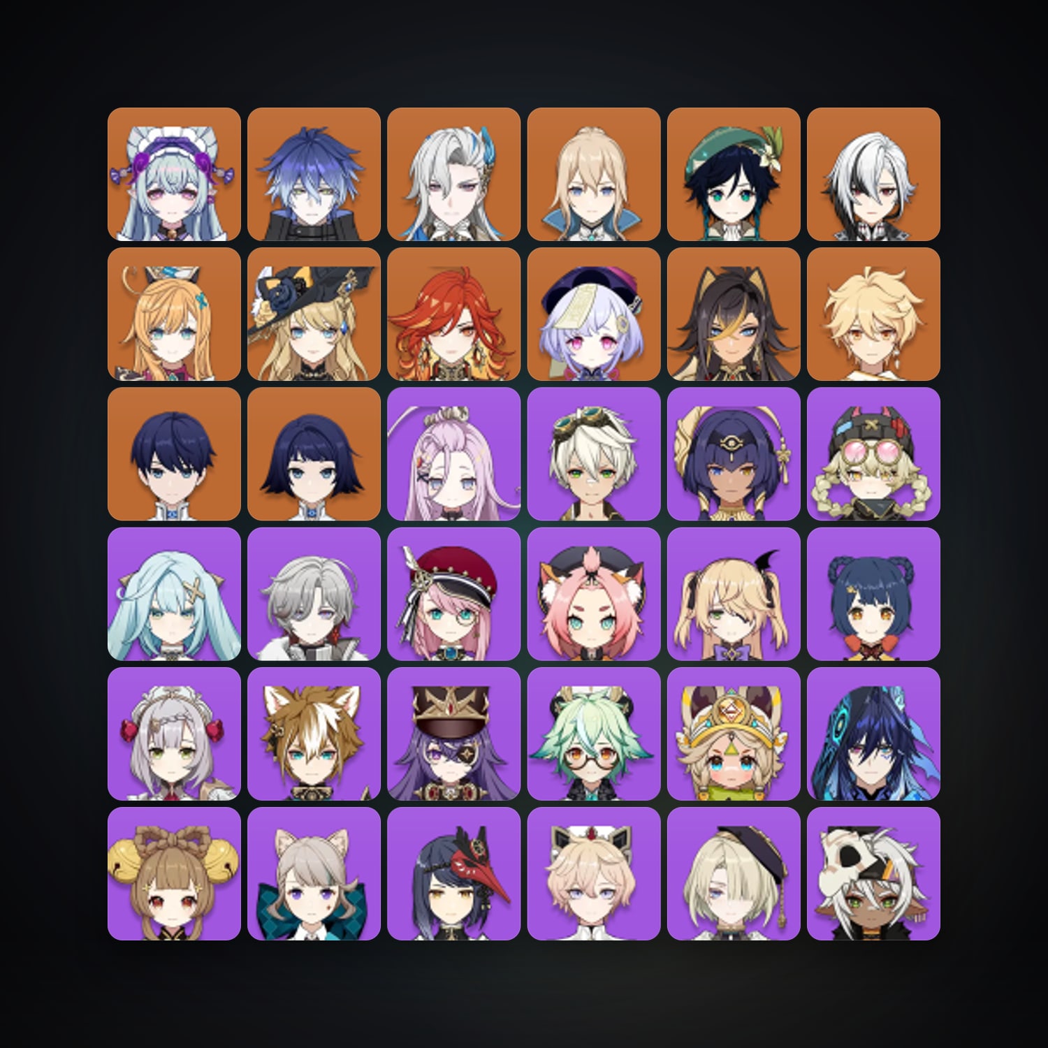 Genshin Impact | AR 55 | 50 Chars | 11× 5★ — HabibiAccounts
