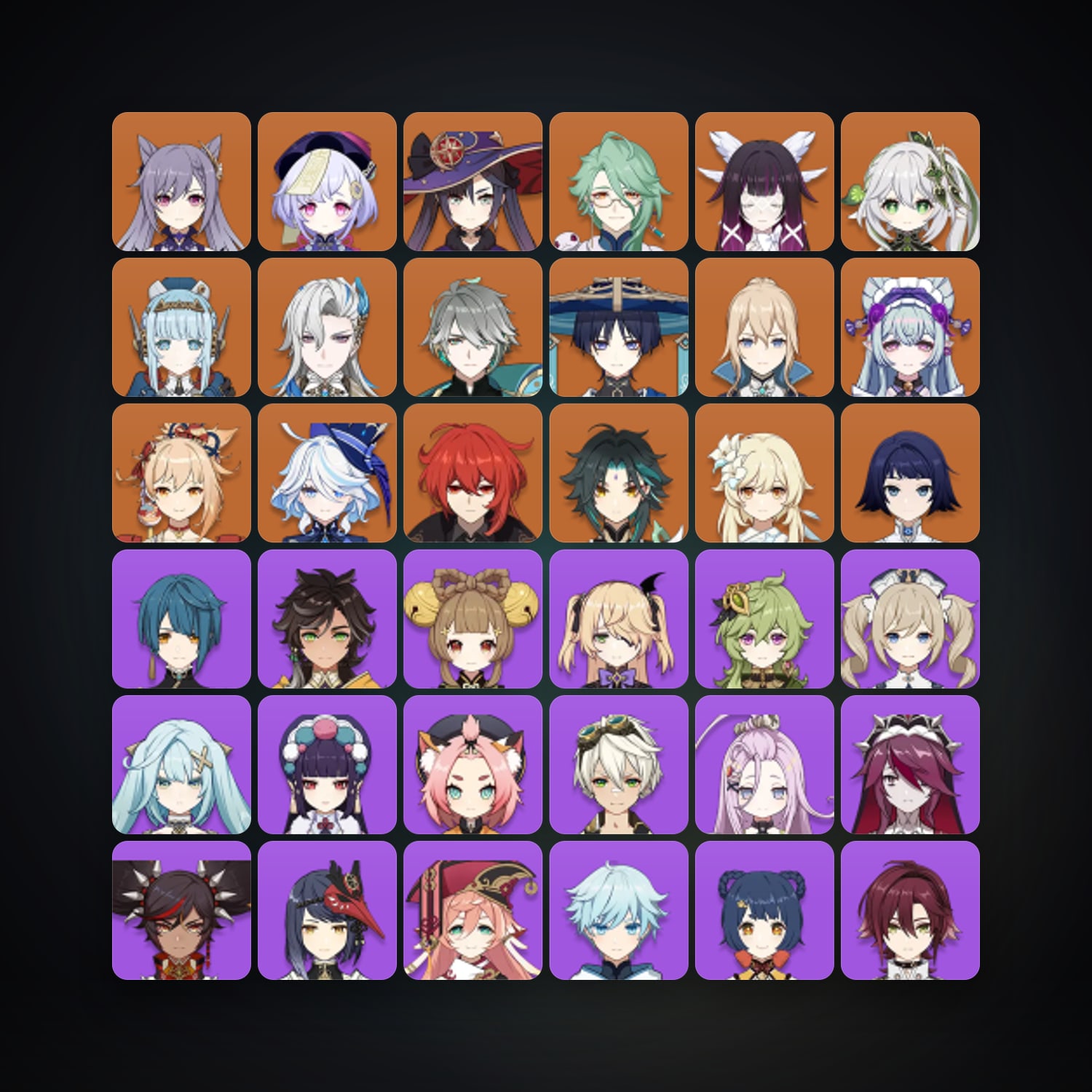 Genshin Impact | AR 56 | 58 Chars | 17× 5★ — HabibiAccounts