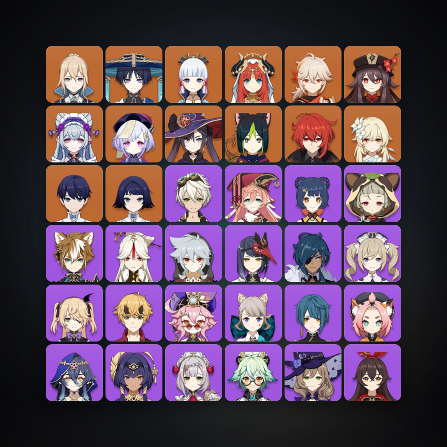 Genshin Impact | AR 55 | 53 Chars | 11× 5★ — HabibiAccounts