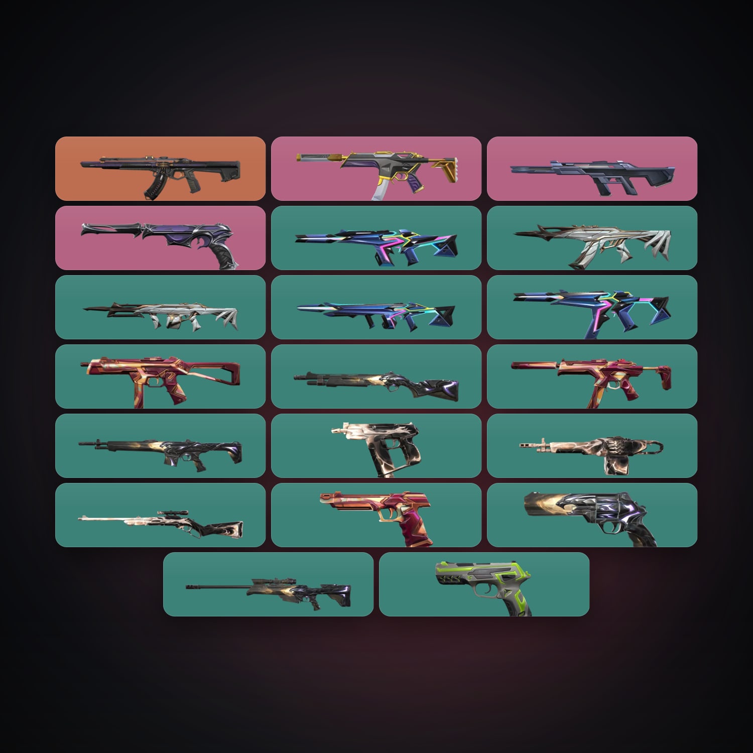 AP Bronze 3 locker — 21 skins, lvl 32 — HabibiAccounts