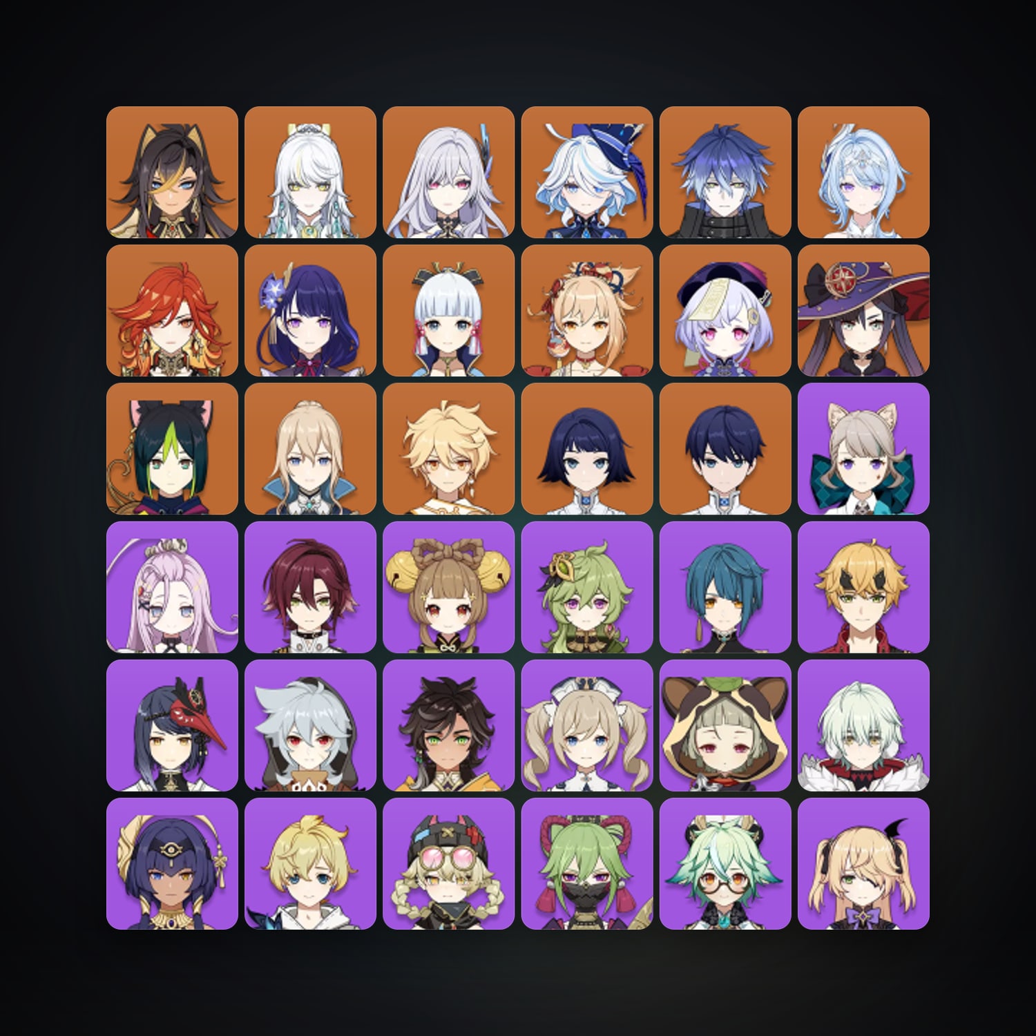 Genshin Impact | AR 57 | 54 Chars | 14× 5★ — HabibiAccounts