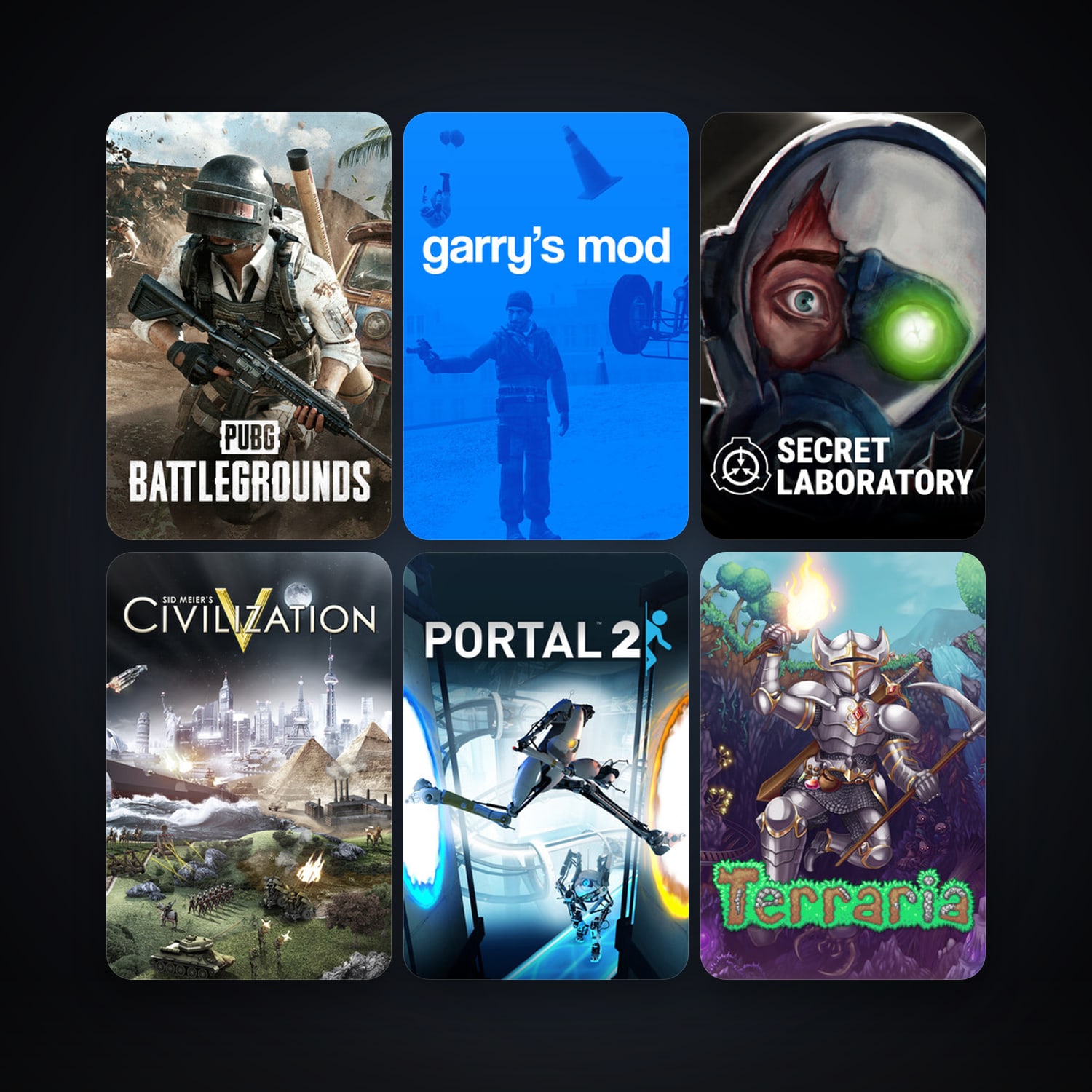 Portal 2 + Garry's Mod, 18 games, clean — HabibiAccounts