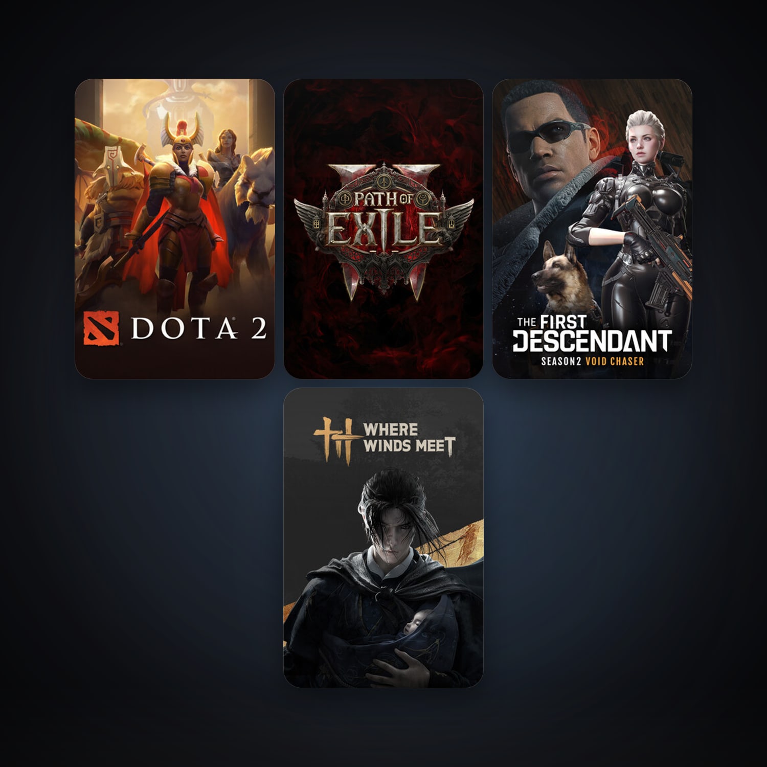 Dota 2 + The First Descendant, 6 games, clean — HabibiAccounts