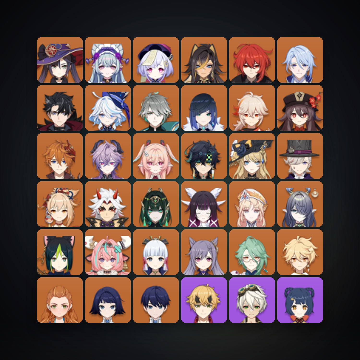 Genshin Impact | AR 59 | 82 Chars | 29× 5★ — HabibiAccounts