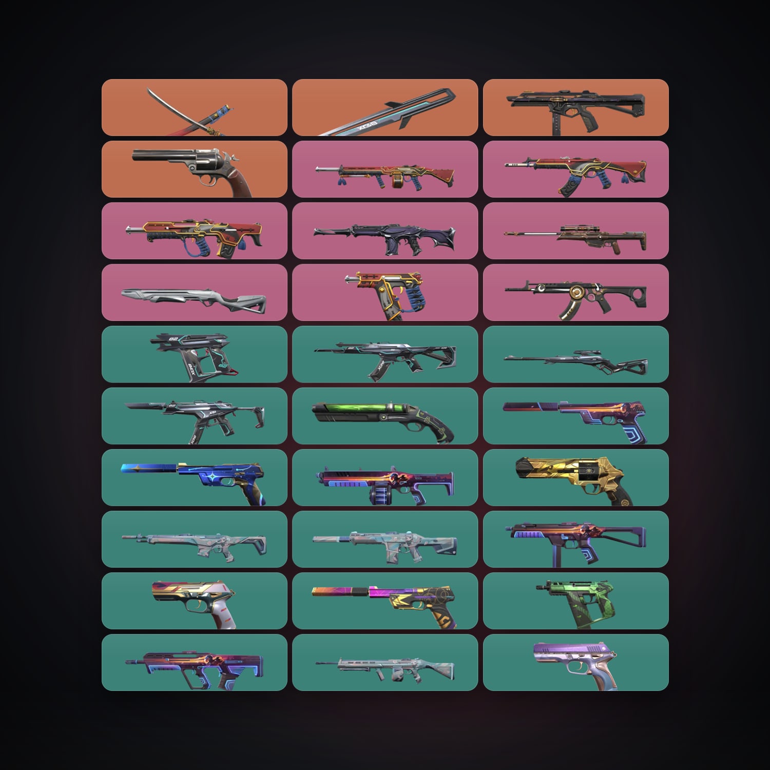 NA Gold 3 locker — 2 knives, 32 skins, lvl 128 — HabibiAccounts