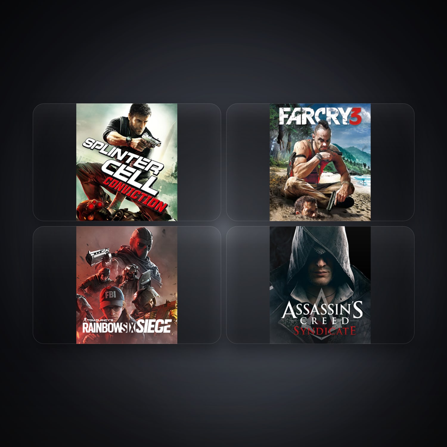 Ubisoft Tom Clancy's Splinter Cell Conviction + Far Cry 3 Deluxe Edition — TH — 5 games — HabibiAccounts