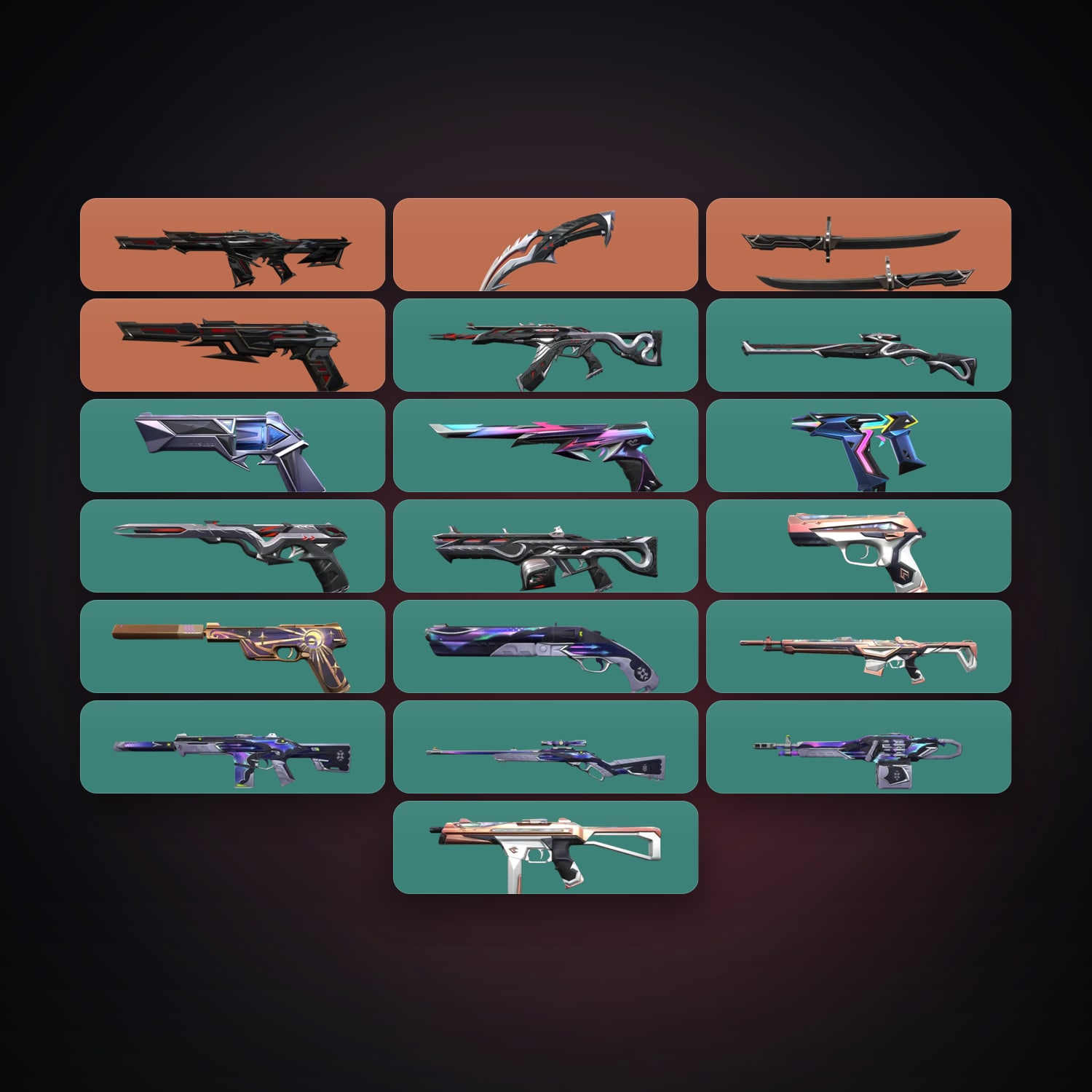 BR Bronze 2 locker — 2 knives, 19 skins, lvl 112 — HabibiAccounts