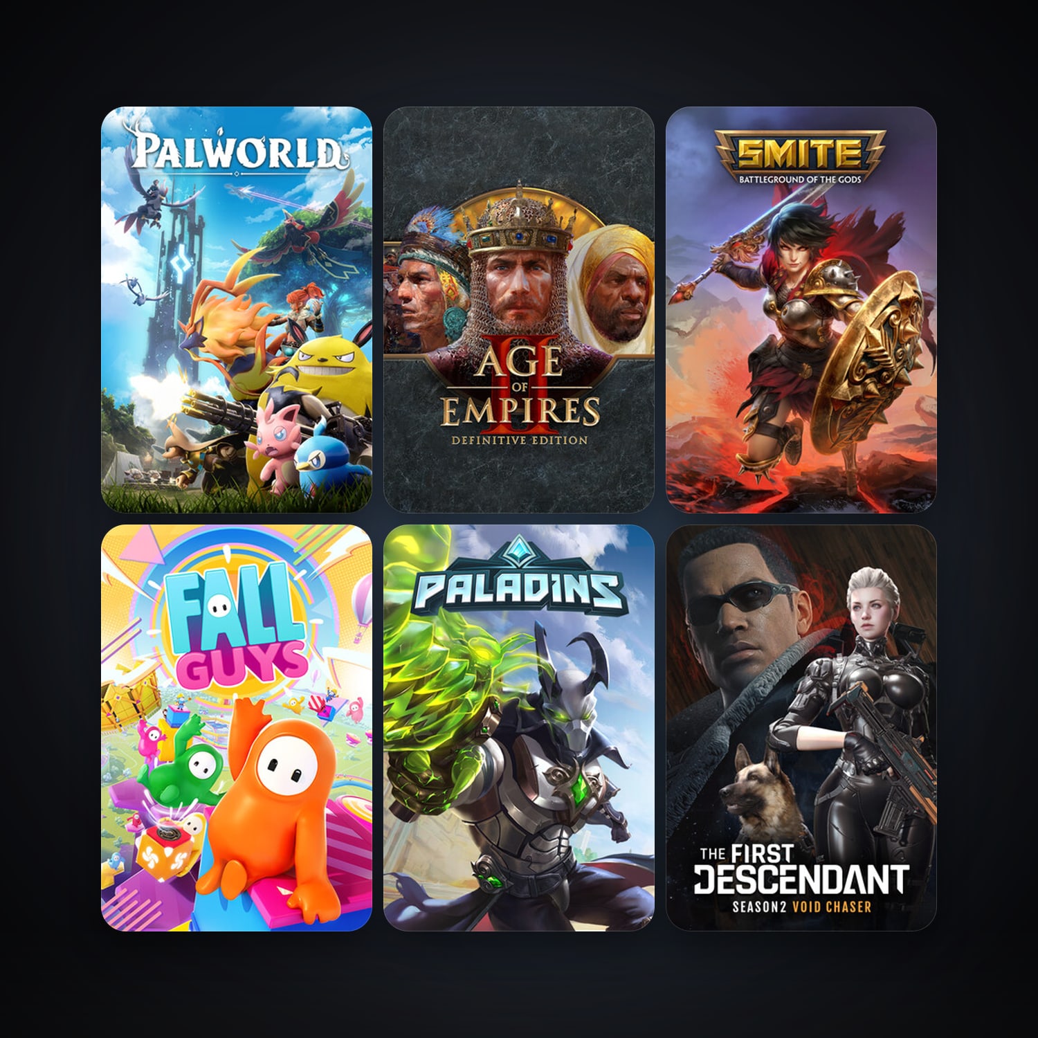SMITE + Paladins, 63 games, Steam 10, clean — HabibiAccounts