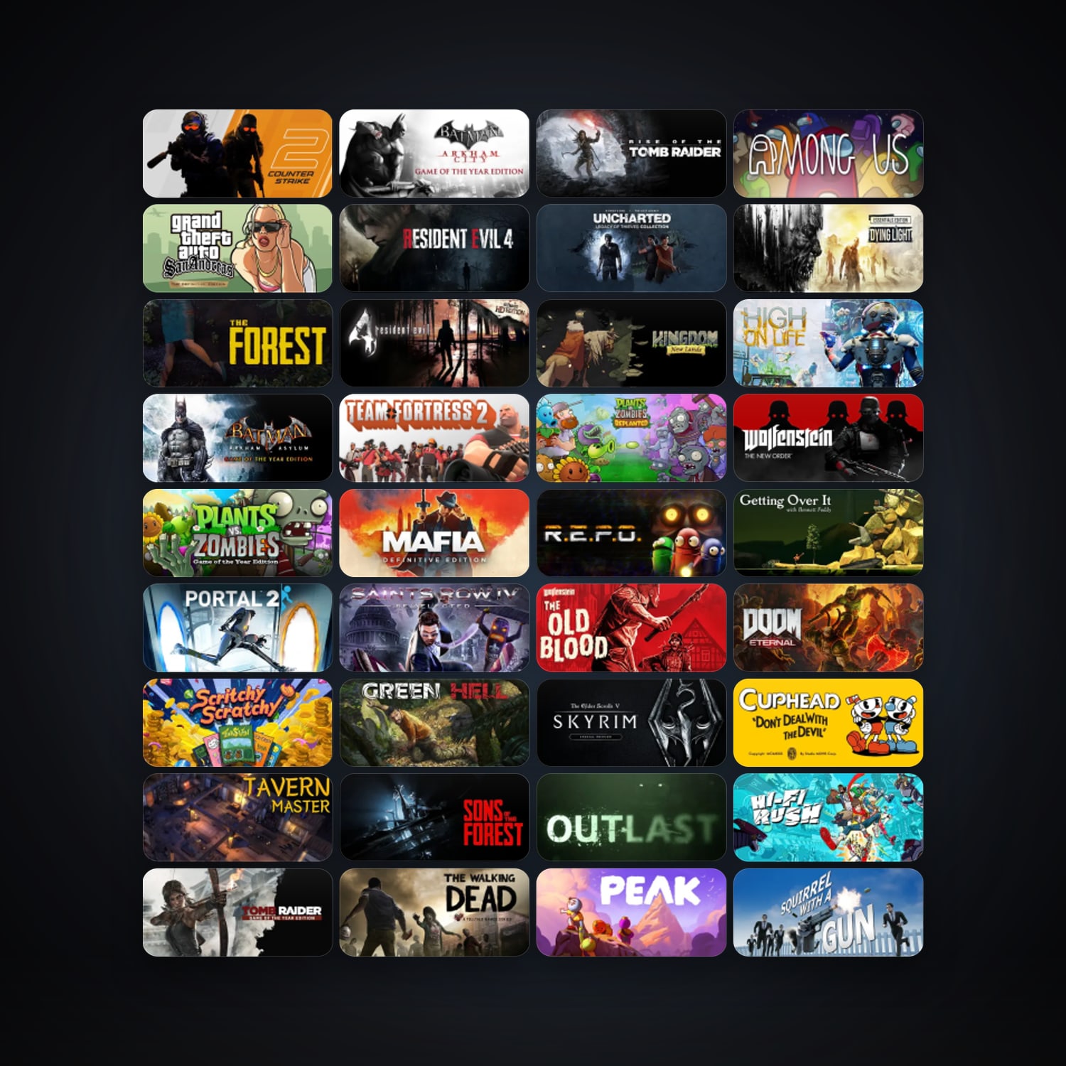 Steam 712 games, Steam 31, clean — HabibiAccounts