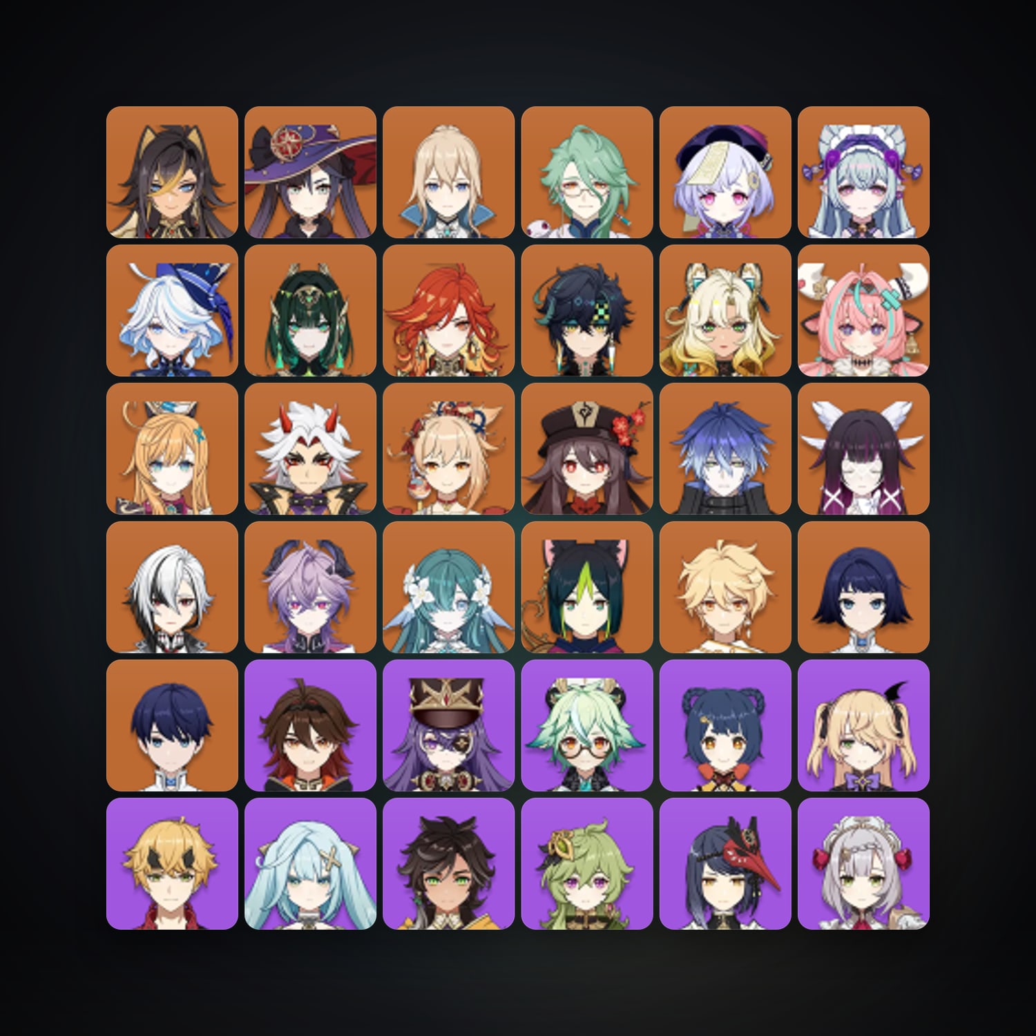Genshin Impact | AR 60 | 73 Chars | 22× 5★ — Genshin / miHoYo Account · 262131863 — HabibiAccounts
