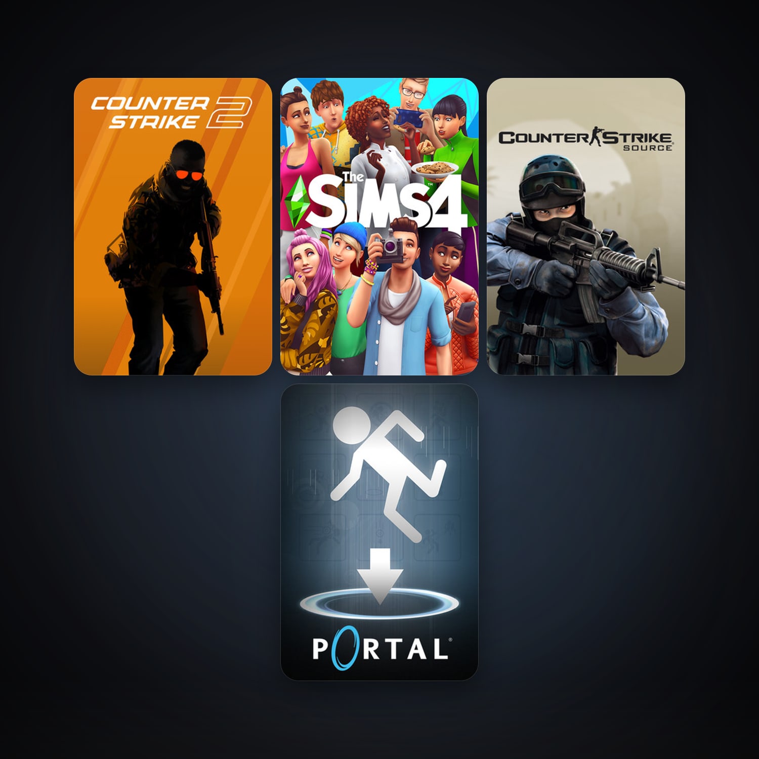 Counter-Strike + Counter-Strike: Source, 7 games, Steam 10, clean — HabibiAccounts