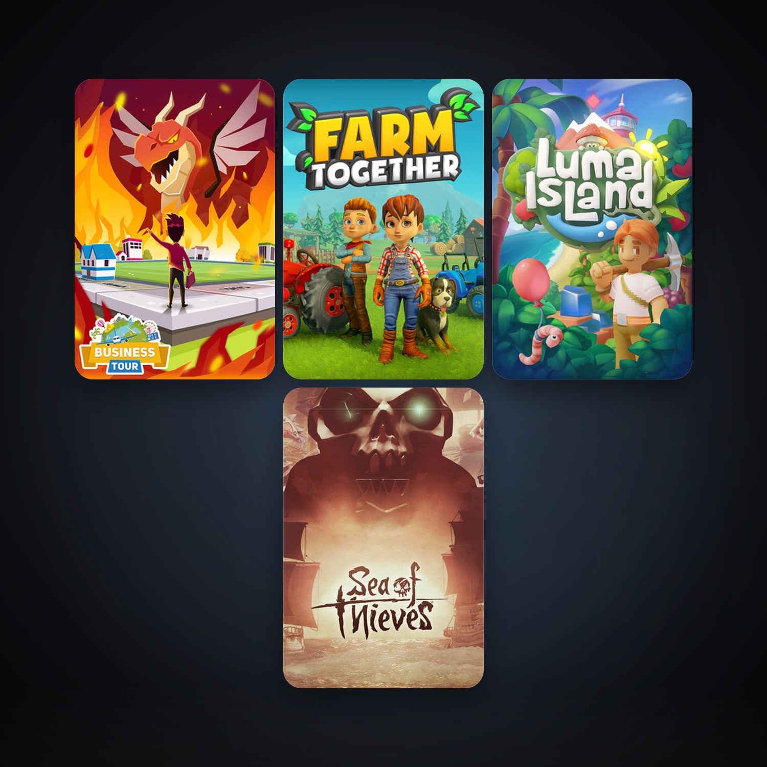 Business Tour - Board Game with Online Multiplayer + Farm Together, 6 games, clean — HabibiAccounts