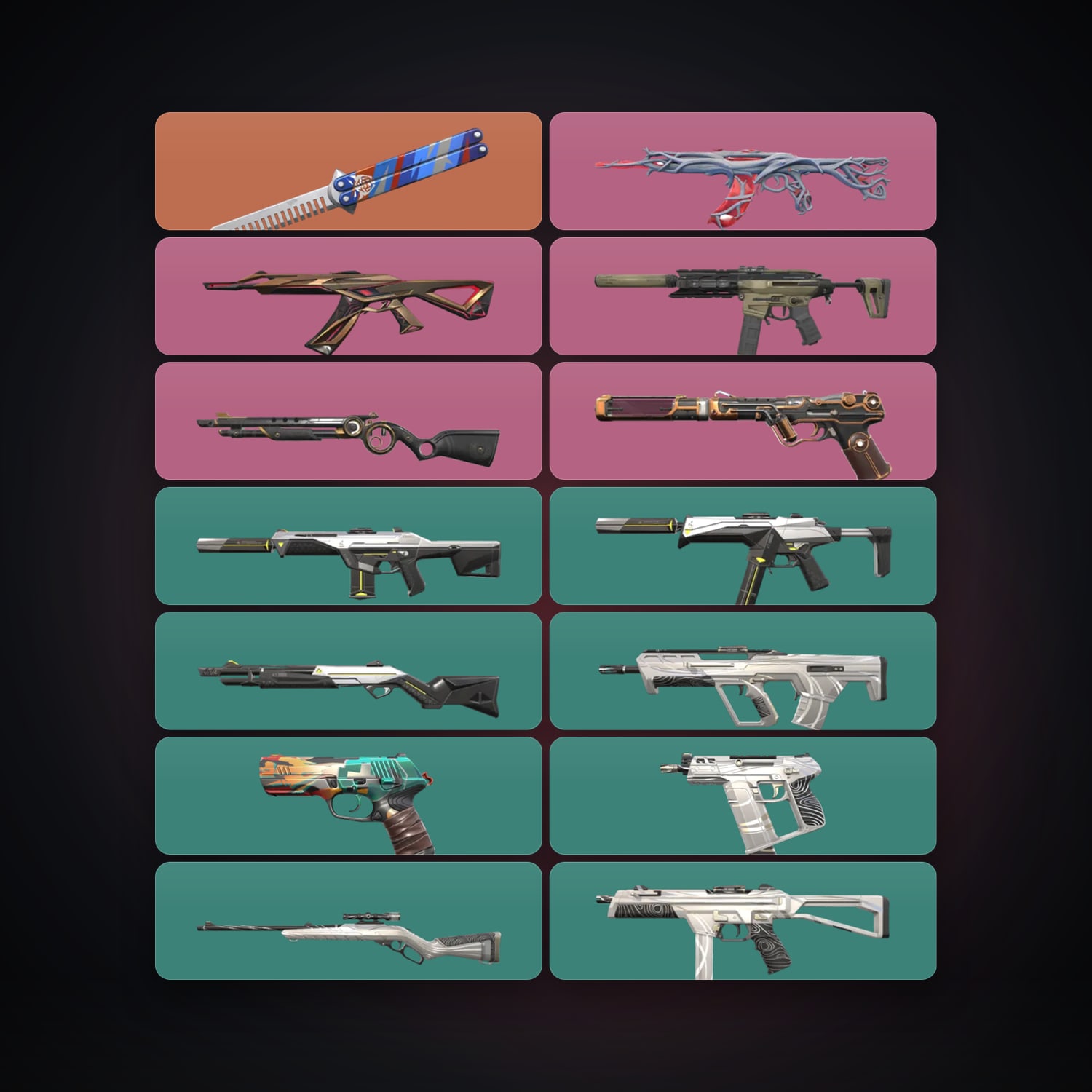 EU Silver 2 locker — 1 knives, 14 skins, lvl 76 — HabibiAccounts