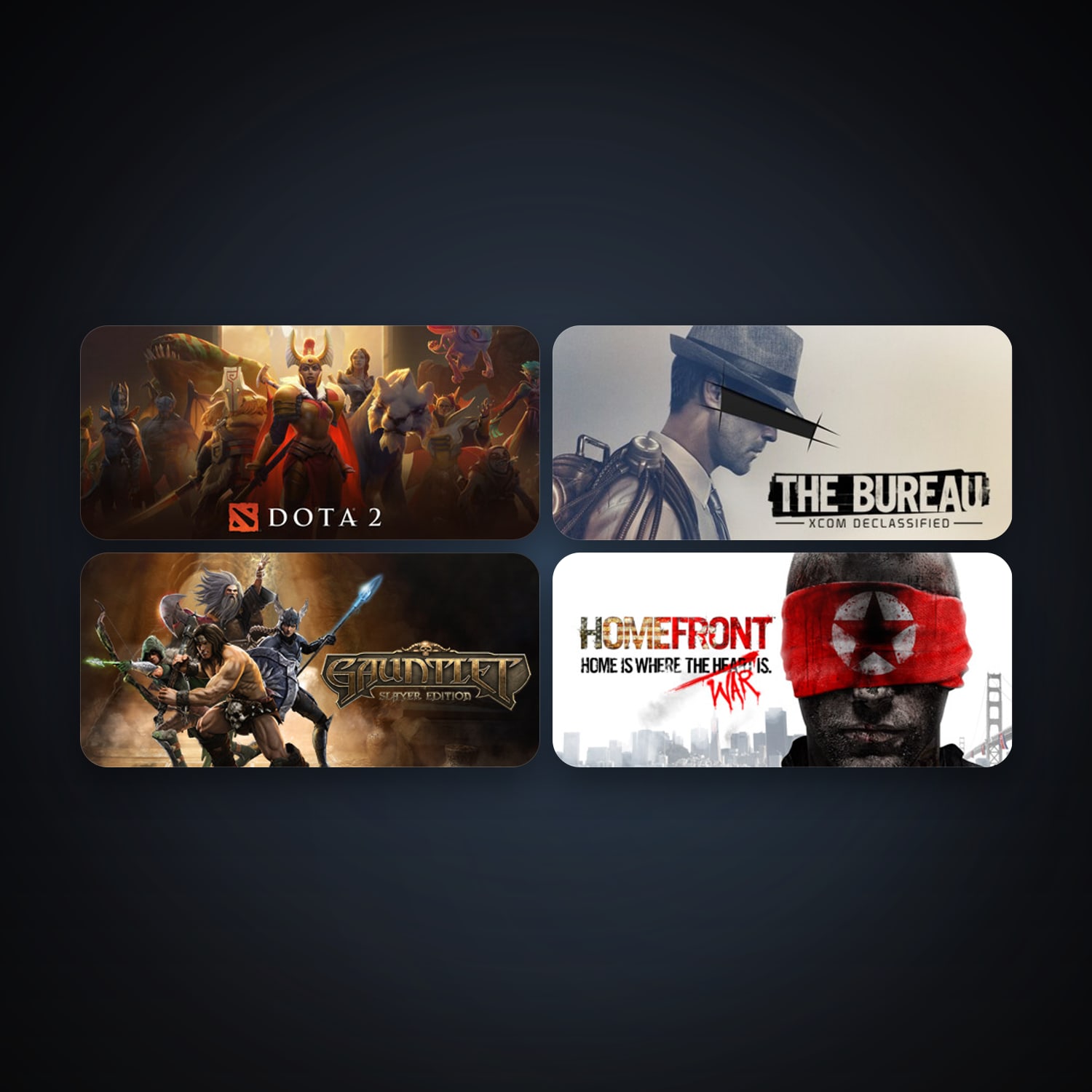 Dota 2 + Homefront, 13 games, clean — HabibiAccounts