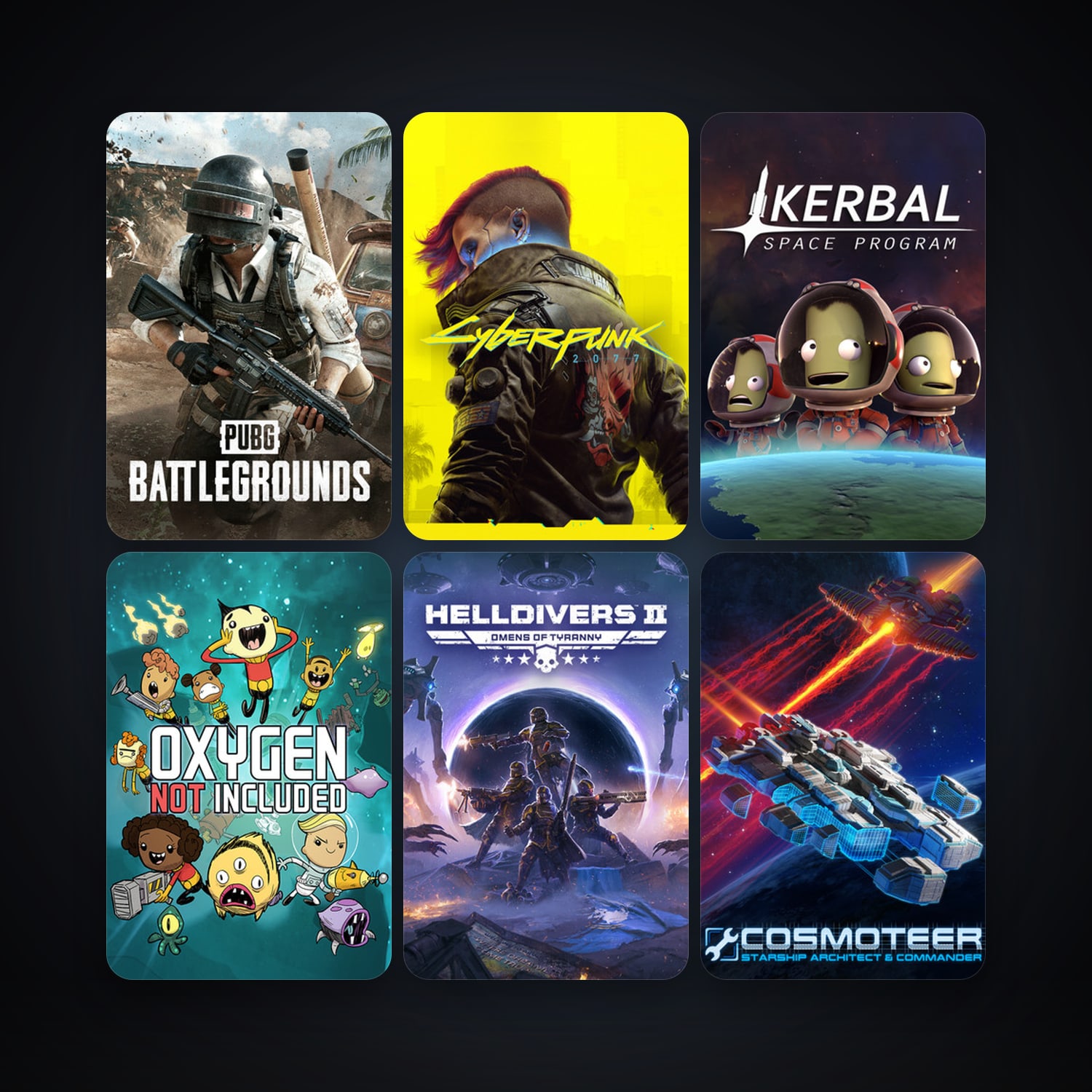 Kerbal Space Program + Space Engineers, 48 games, clean — HabibiAccounts
