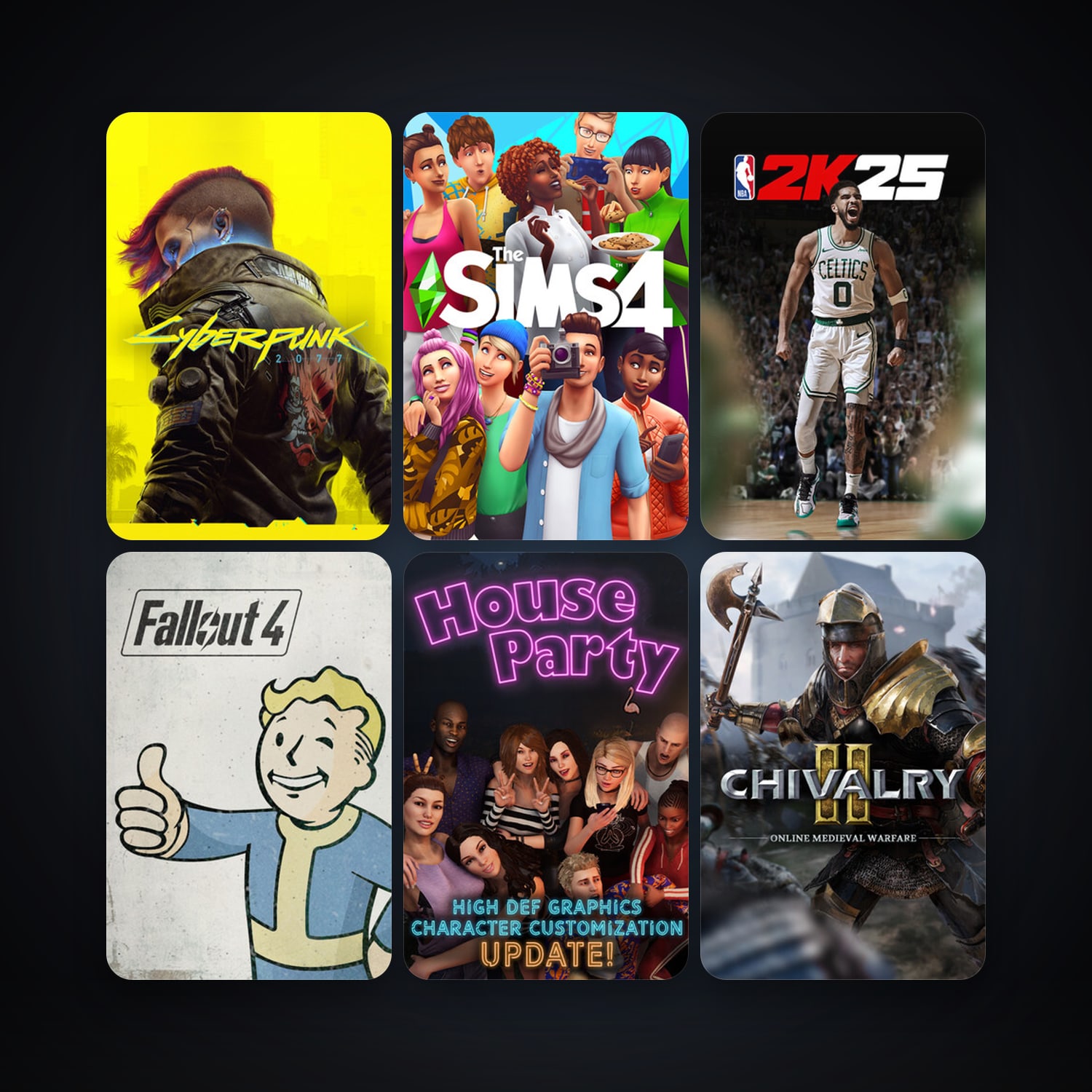 Fallout 4 + House Party, 23 games, clean — HabibiAccounts