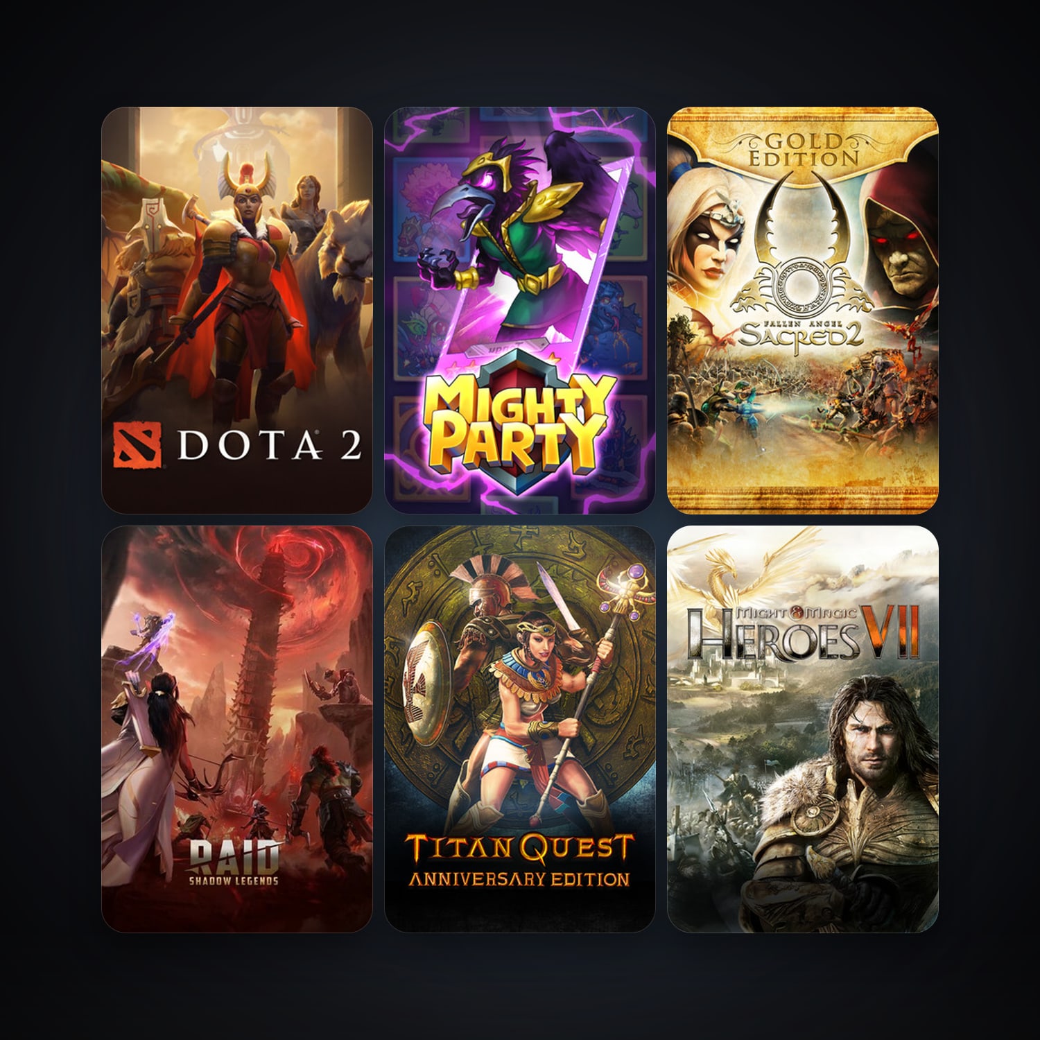 Dota 2 + Heroes of Might & Magic V, 35 games, clean — HabibiAccounts