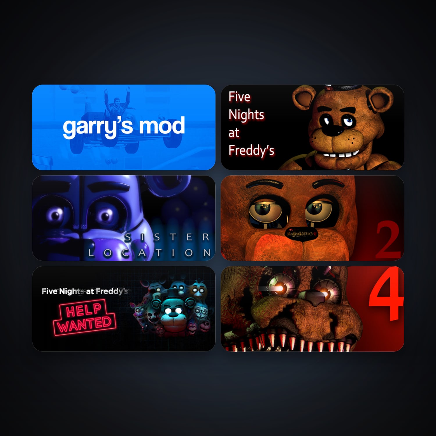 Garry's Mod + The Forest, 11 games, clean — HabibiAccounts