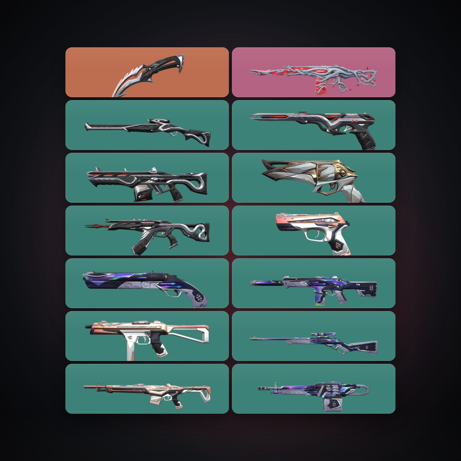 AP Silver 1 locker — 1 knives, 14 skins, lvl 70 — HabibiAccounts