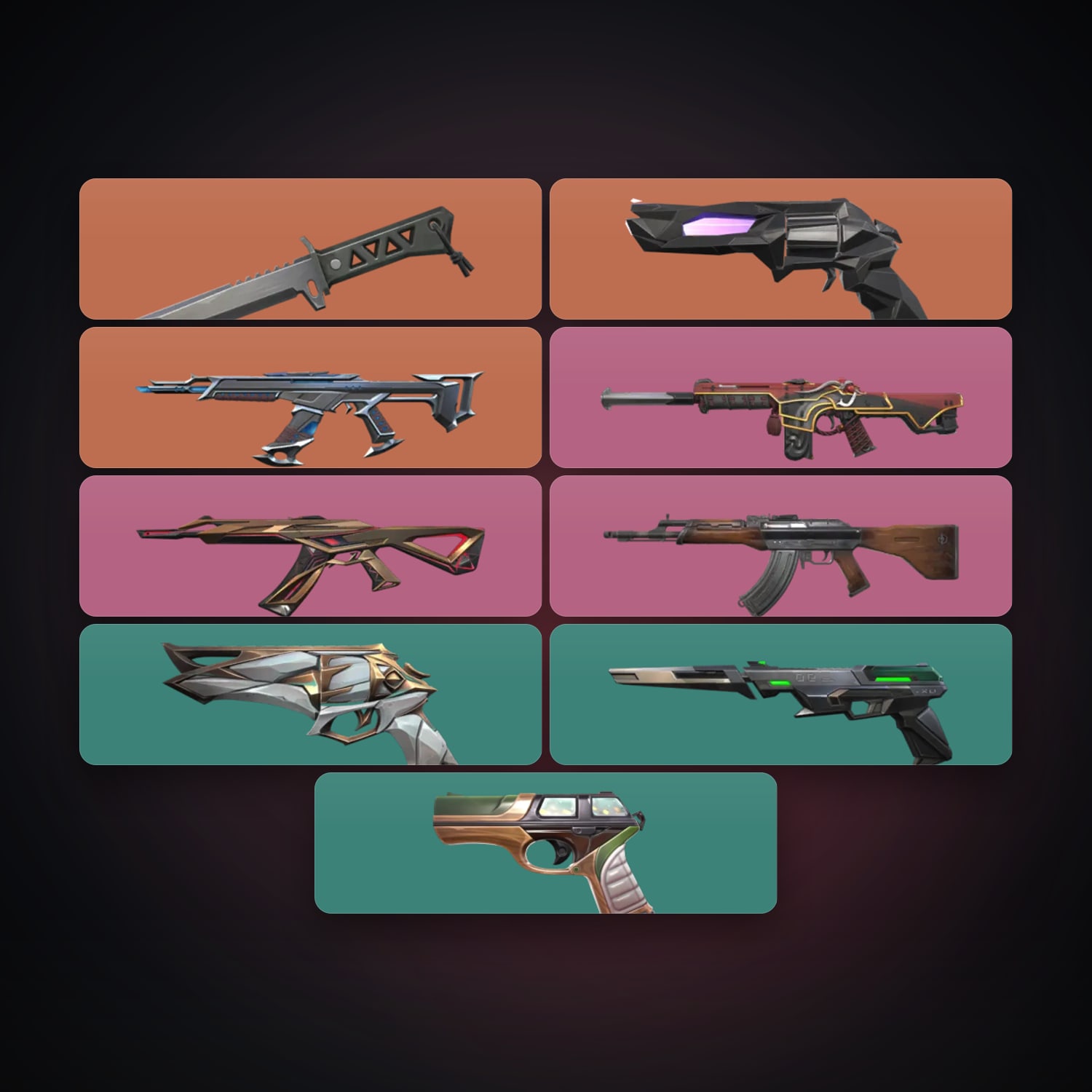 AP Gold 3 locker — 1 knives, 9 skins, lvl 94 — HabibiAccounts