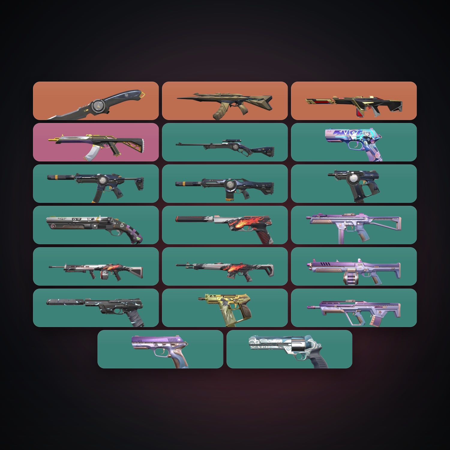 AP Silver 2 locker — 1 knives, 22 skins, lvl 152 — HabibiAccounts
