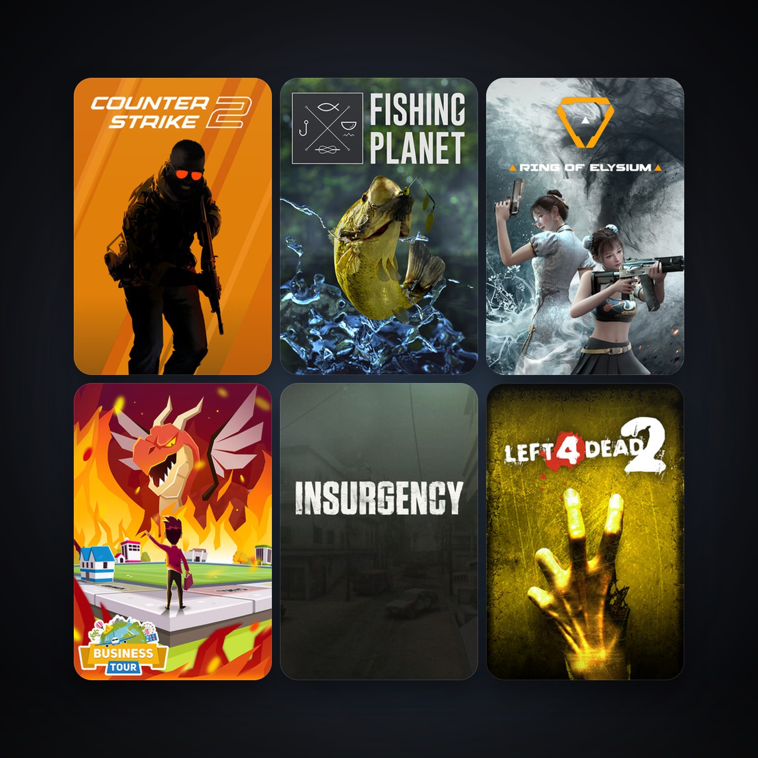 Left 4 Dead + Left 4 Dead 2, 8 games, clean — HabibiAccounts