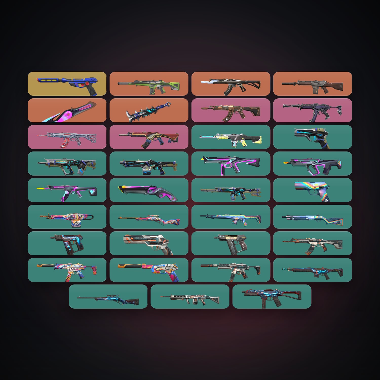 EU Silver 1 locker — 2 knives, 35 skins, lvl 132 — HabibiAccounts