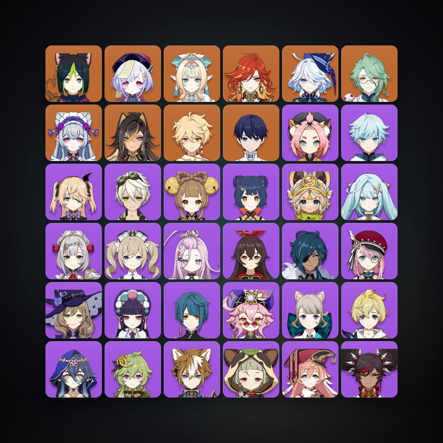 Genshin Impact | AR 56 | 40 Chars | 8× 5★ — HabibiAccounts
