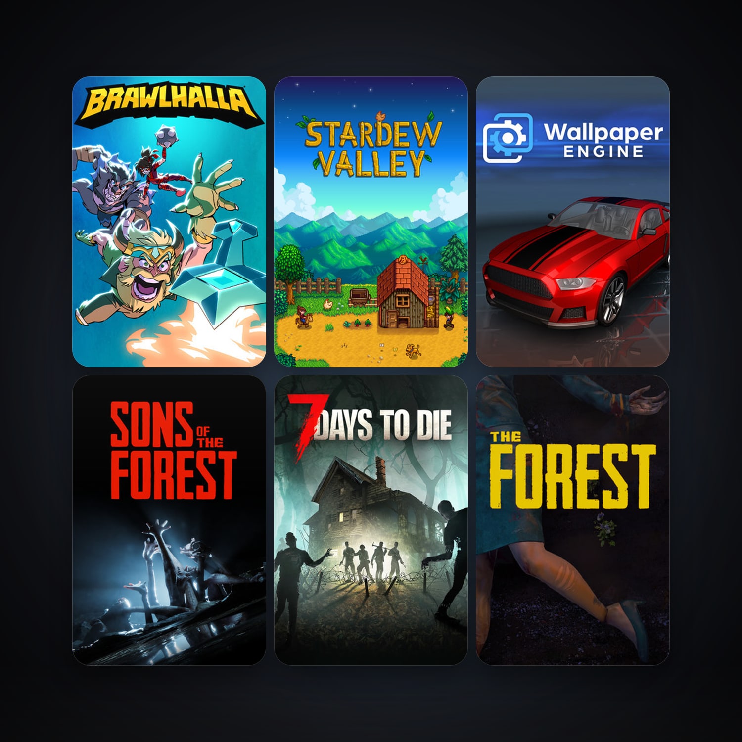 Terraria + The Forest, 37 games, clean — HabibiAccounts